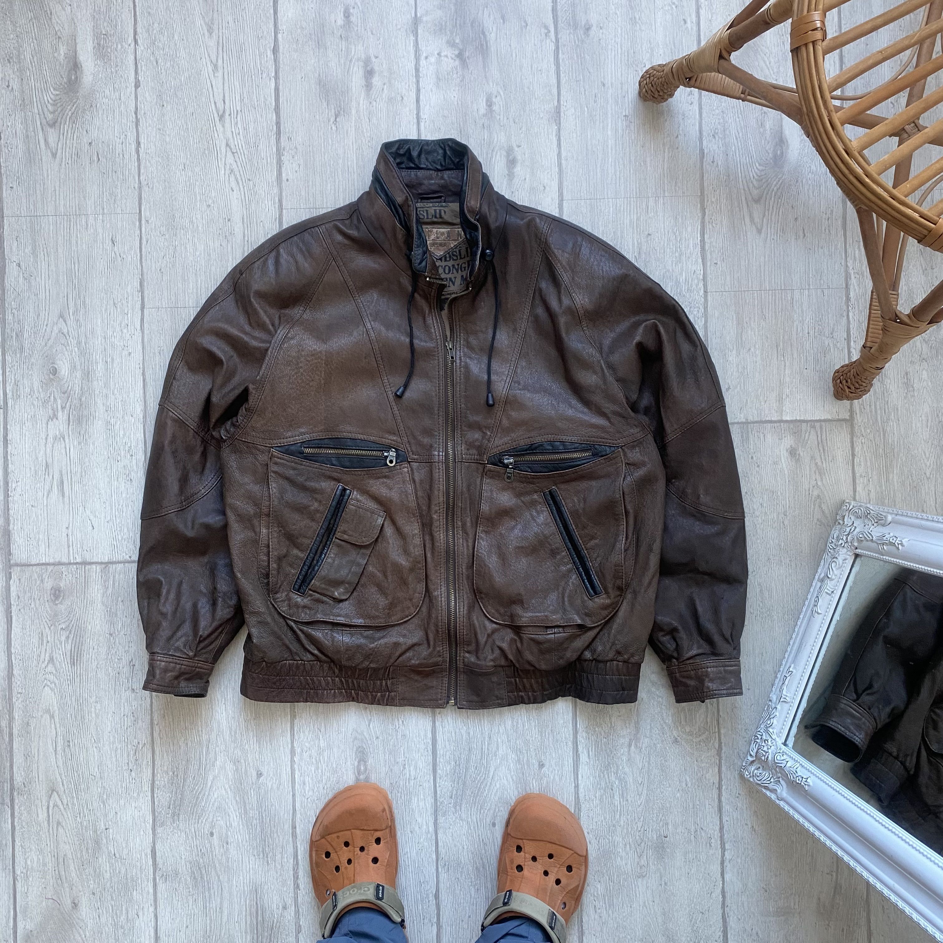 Vintage Italian Leather Jacket | Grailed