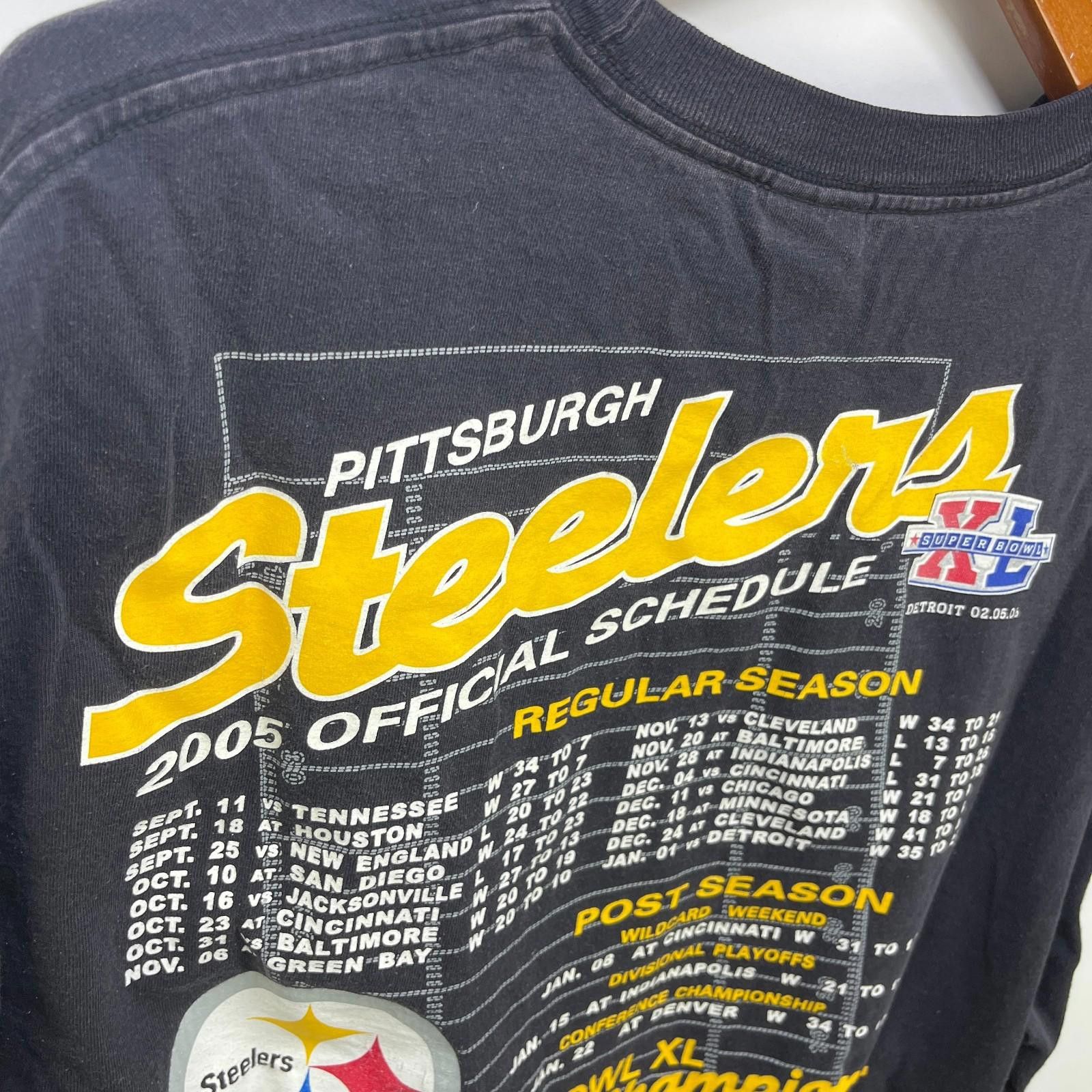 Other Vintage Pittsburgh Steelers Champions LS Shirt XL Size ONE SIZE - 10 Thumbnail