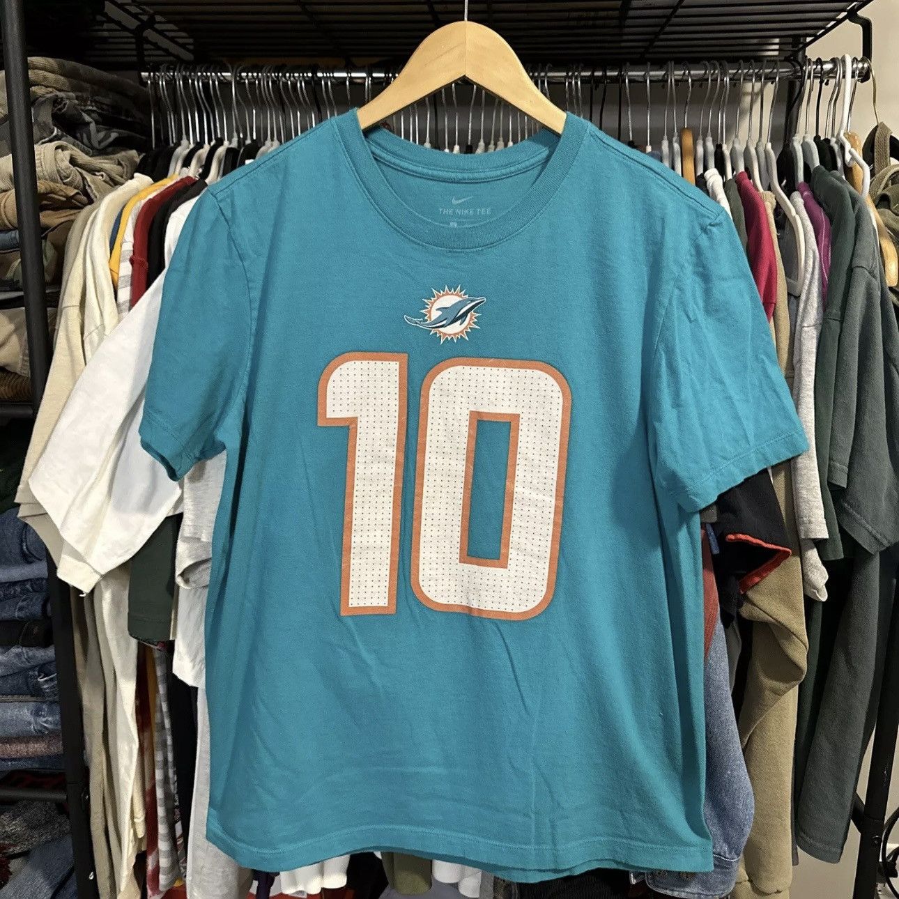 NFL × Nike Miami Dolphins Shirt Tyreek Hill Football Nike Tee #10 Size US M / EU 48-50 / 2 - 1 Thumbnail