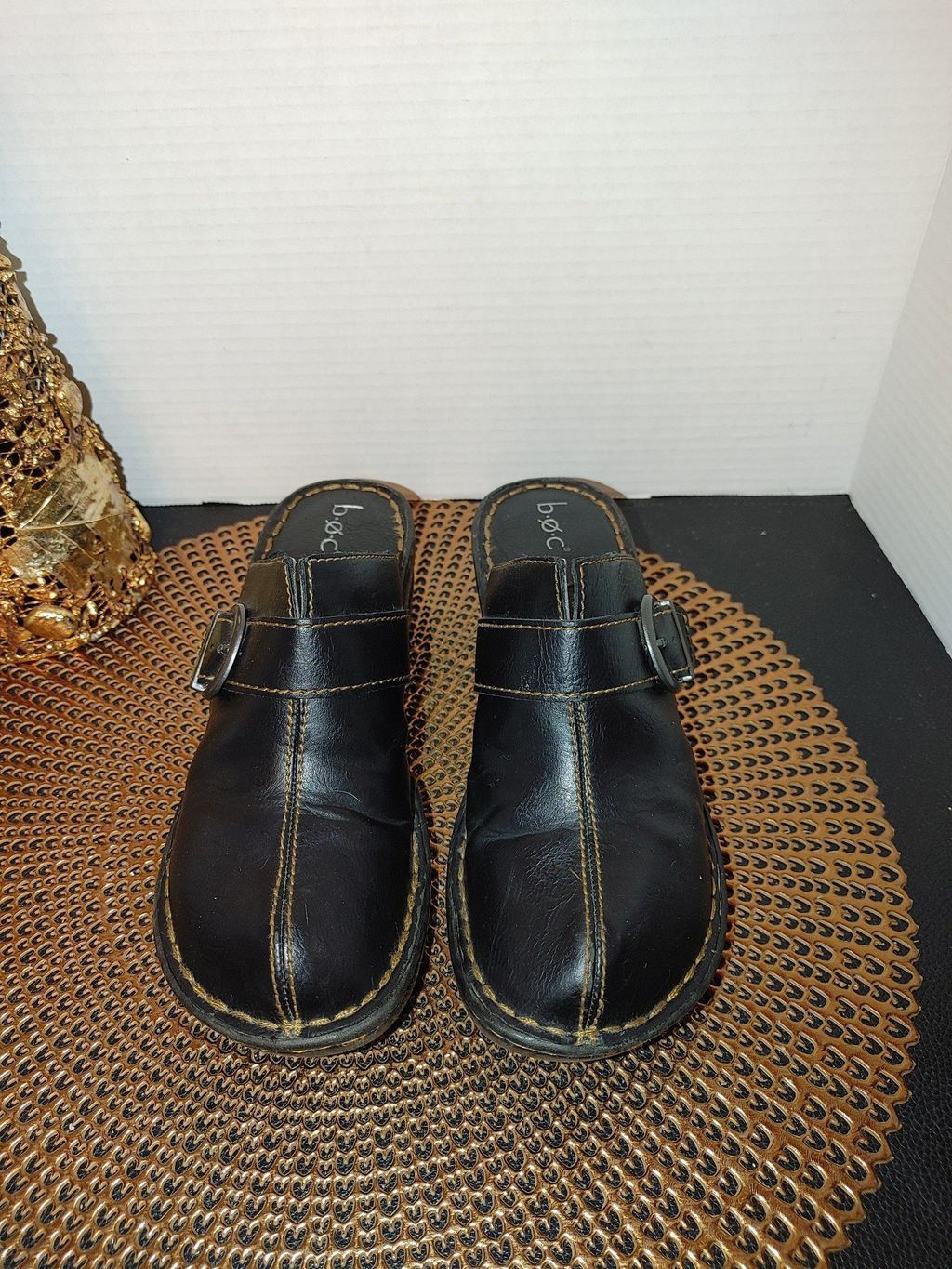 Born Born boc Leather Mules Size 7M Size US 7 / IT 37 - 1 Thumbnail