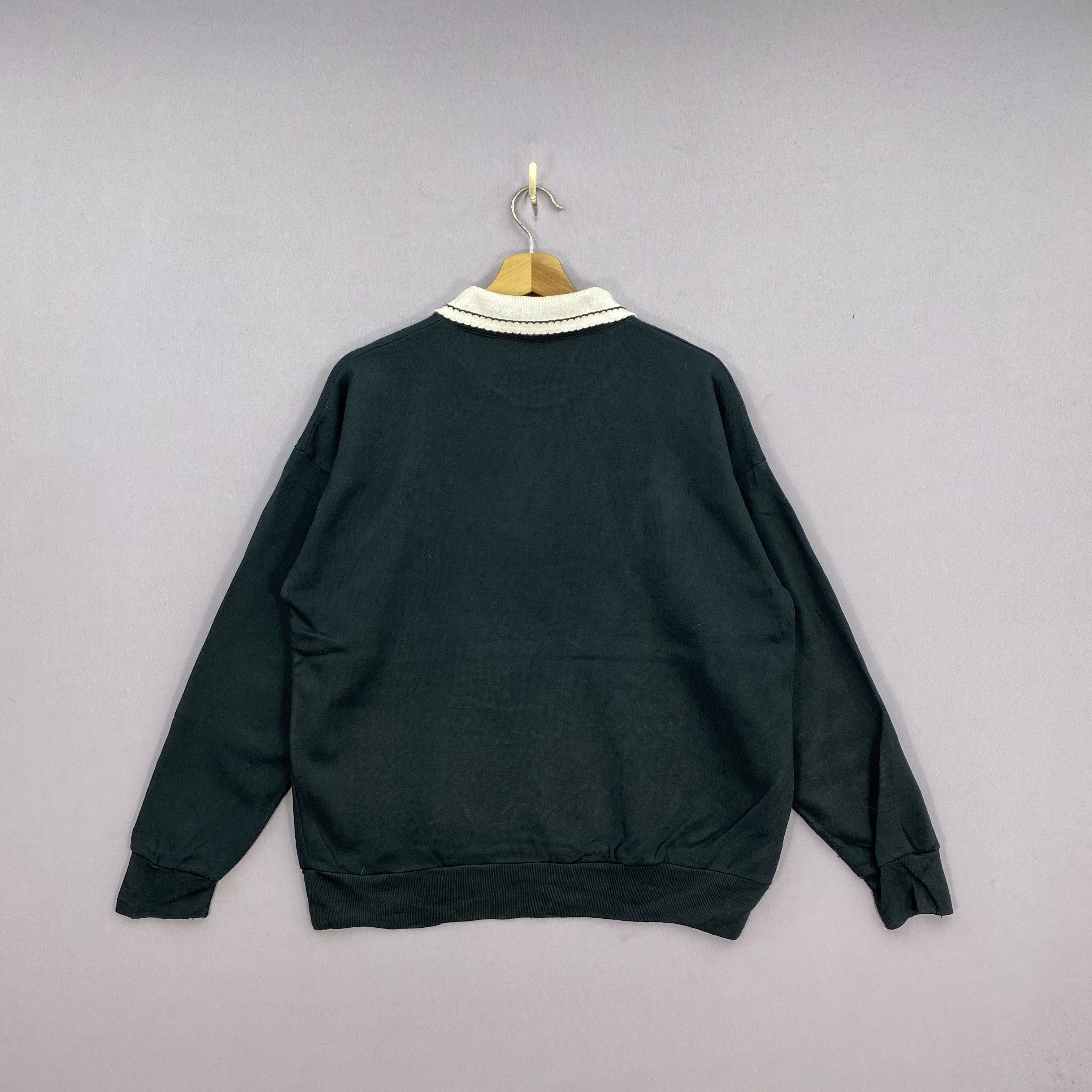 Vintage Vintage 90s Christmas Village Sweater Collared Sweatshirt Size US L / EU 52-54 / 3 - 2 Thumbnail