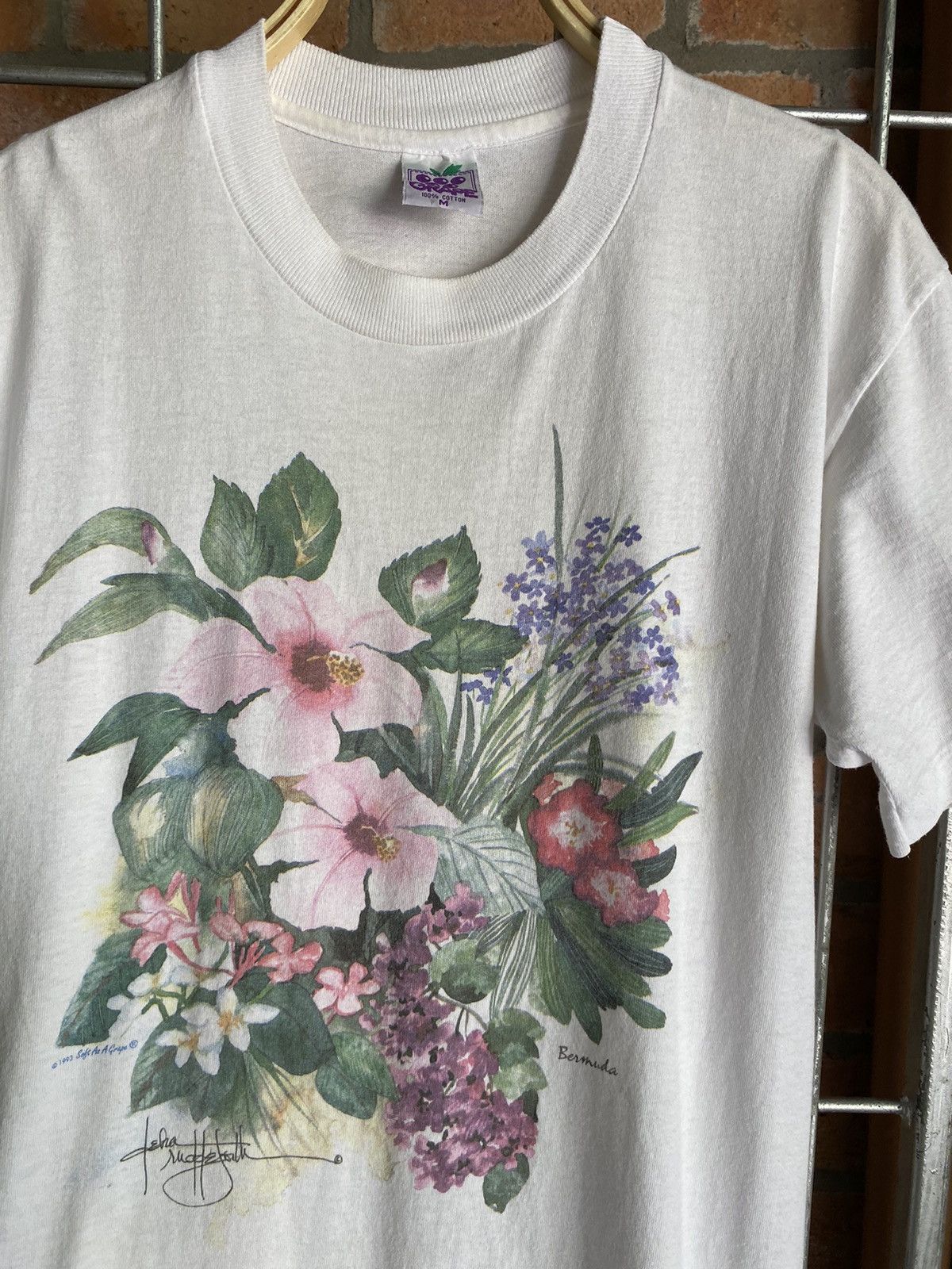 Vintage Vintage floral printed tee Size US M / EU 48-50 / 2 - 11 Thumbnail