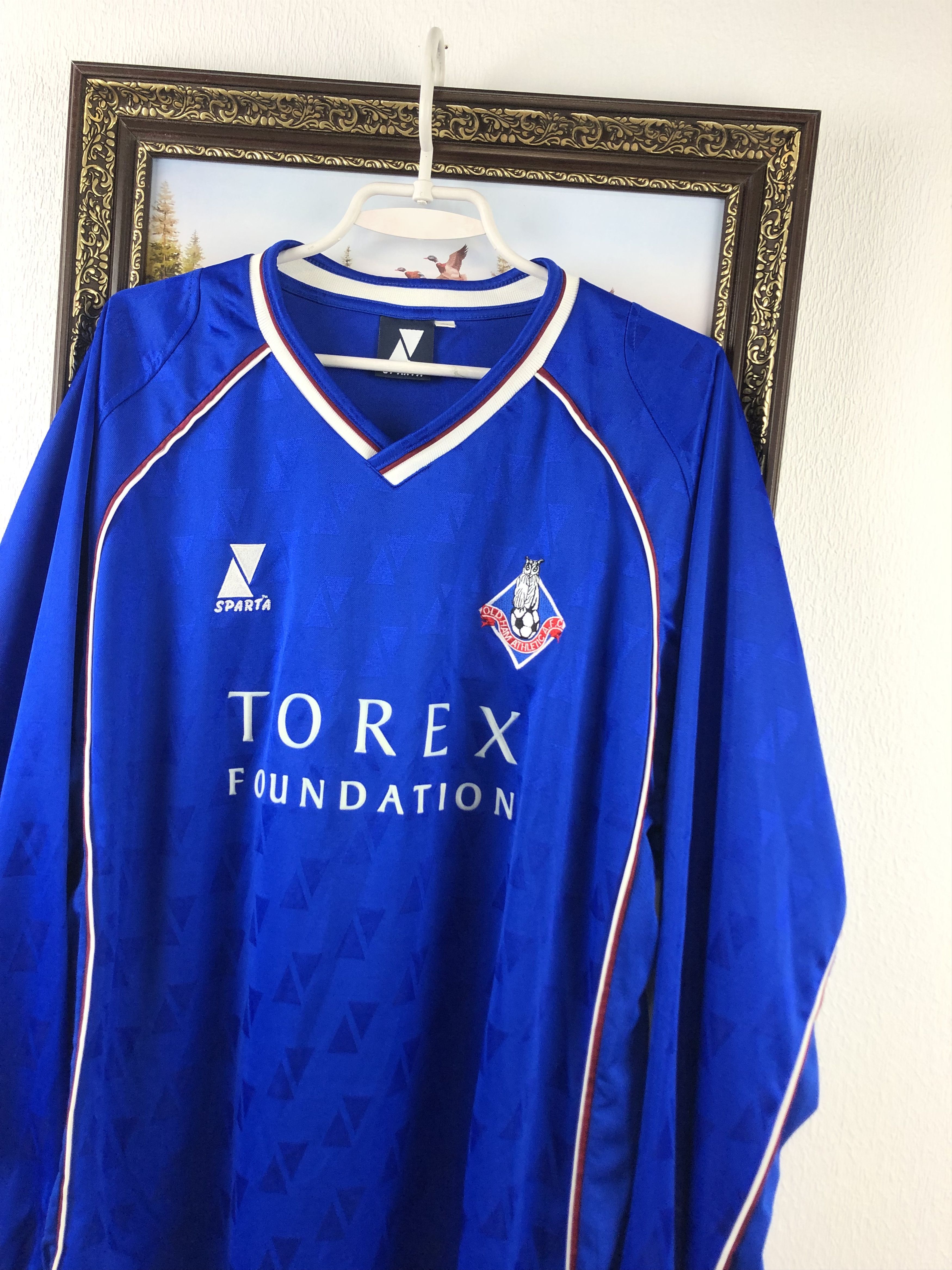 Vintage Oldham Athletic football shirt Soccer Jersey Long Sleeve Size US XL / EU 56 / 4 - 4 Thumbnail