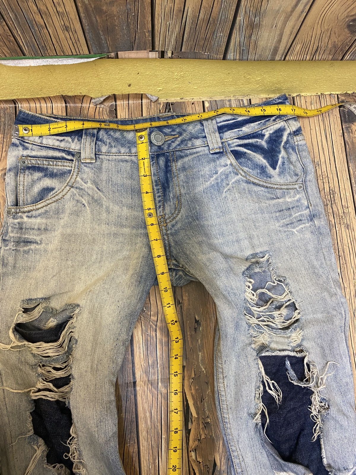 If Six Was Nine unbrand Distressed denim saiz 34(n01) Size US 34 / EU 50 - 5 Thumbnail
