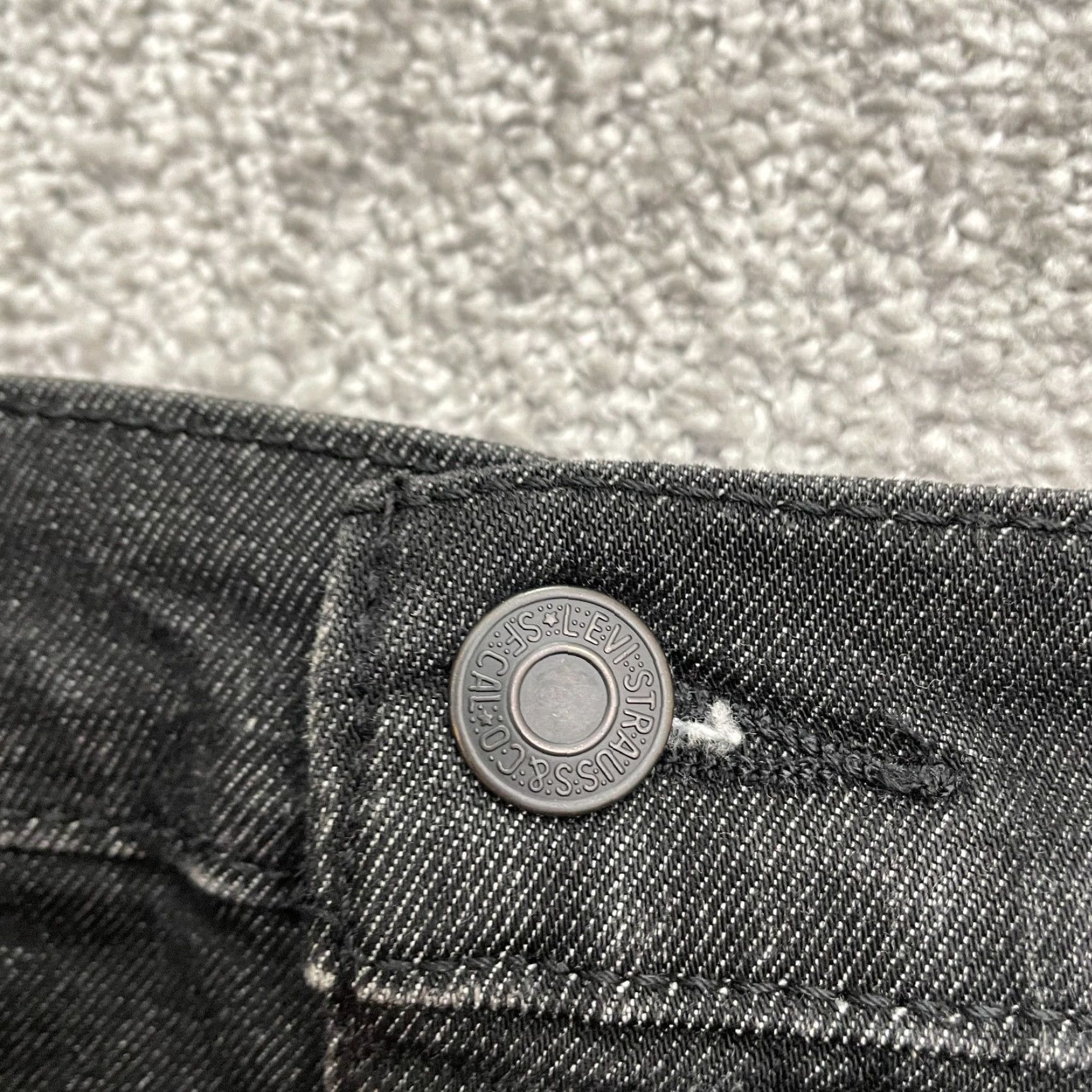 Levi's VINTAGE? No — Levi's 511 Denim Jeans Men 36x32 Black Straight Leg Denim Cotton Casual 511 City USA Classic Mens Size US 36 / EU 52 - 3 Thumbnail