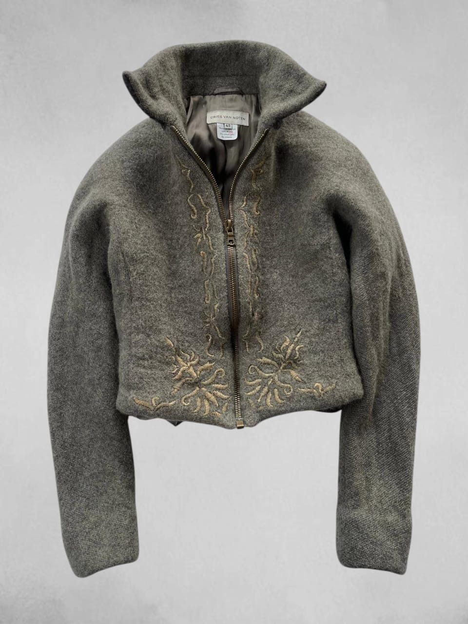 Dries Van Noten Dries Van Noten Embroidery Cropped Jacket Size M / US 6-8 / IT 42-44 - 4 Thumbnail