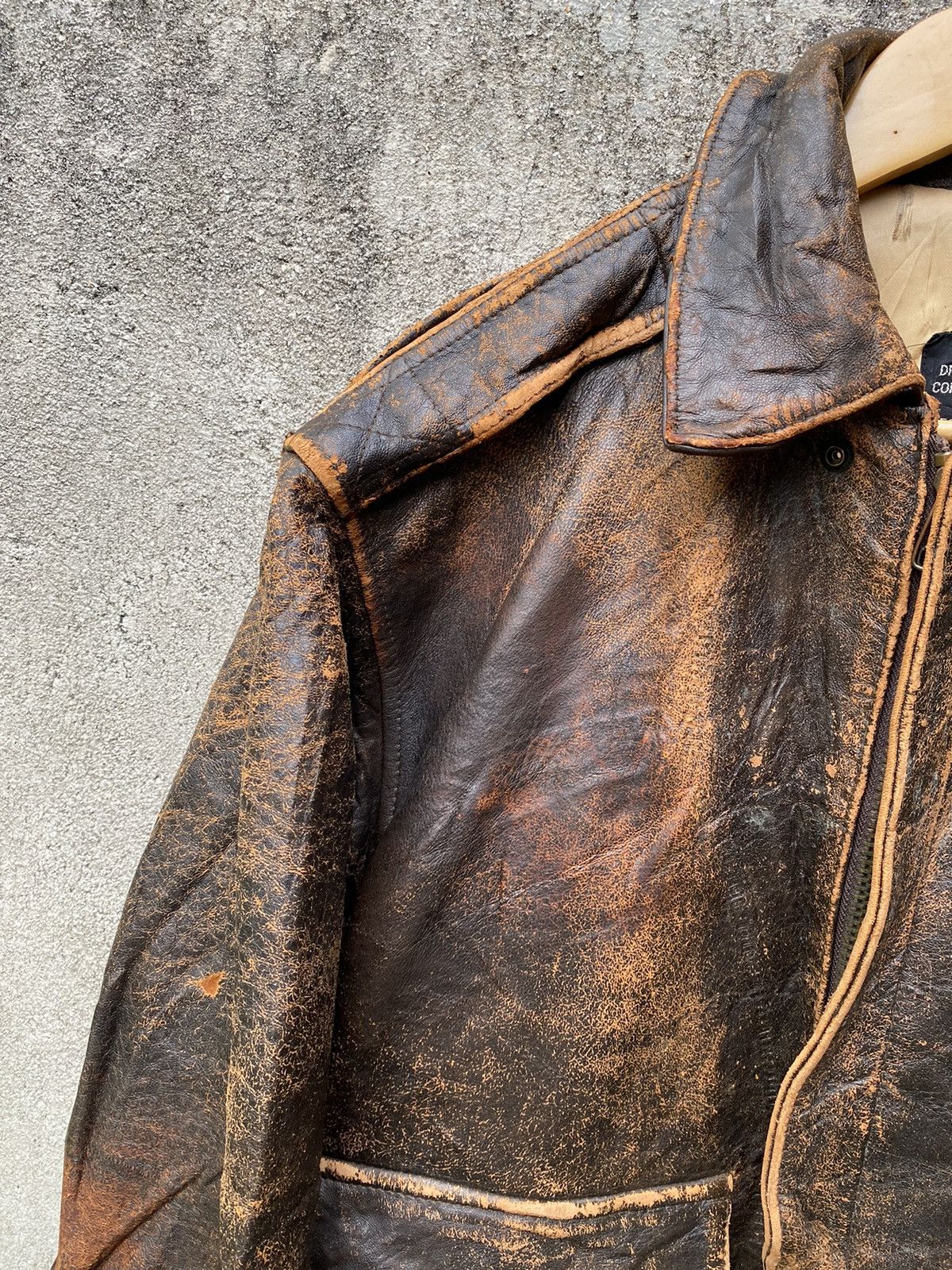 Avirex 1991 Avirex Type A-2 USAF Bomber Leather Jacket Size US M / EU 48-50 / 2 - 10 Thumbnail