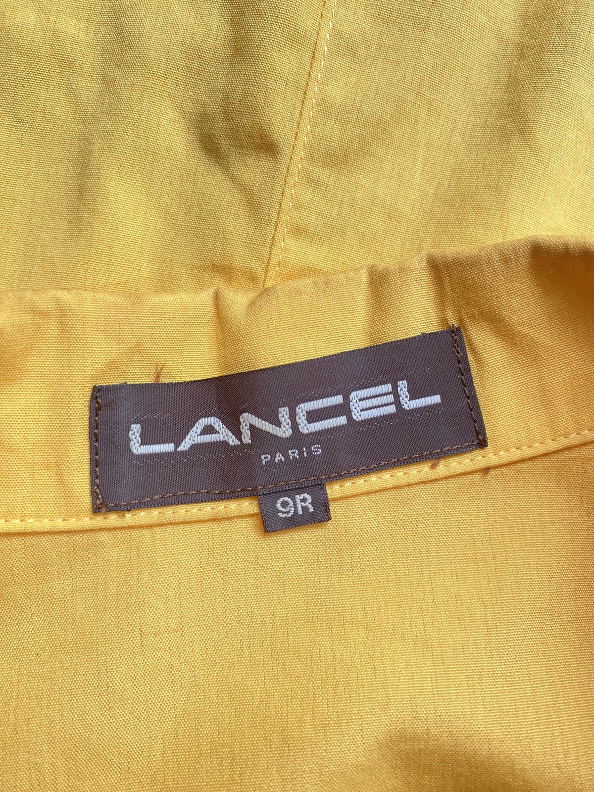 Lancel LANCEL Yellow Long-Sleeve Shirt Size L / US 10 / IT 46 - 7 Thumbnail
