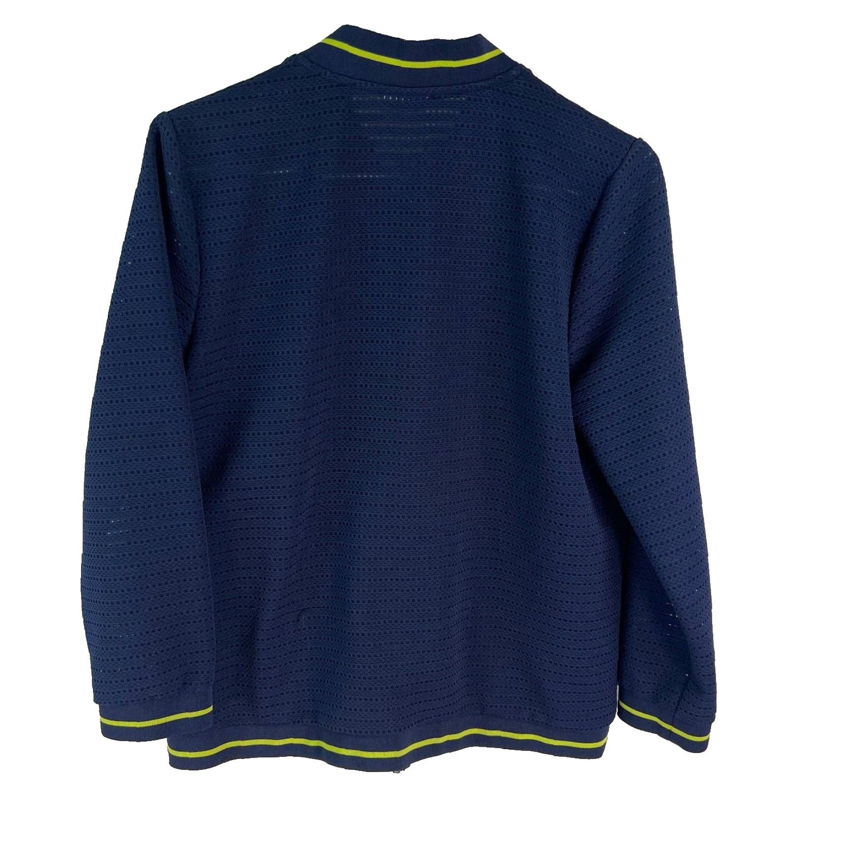Vintage Rafaella Weekend Full Zip Knit Jacket Womens Size M Blue Size M / US 6-8 / IT 42-44 - 2 Thumbnail