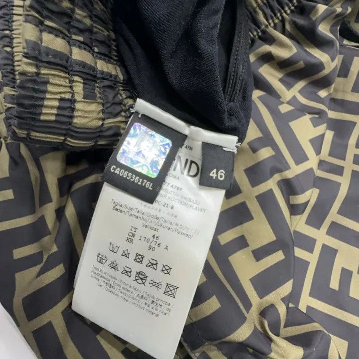 Fendi Fendi SS21 Logo Printed Casual Shorts -2508 Size US 44 / EU 60 - 4 Thumbnail