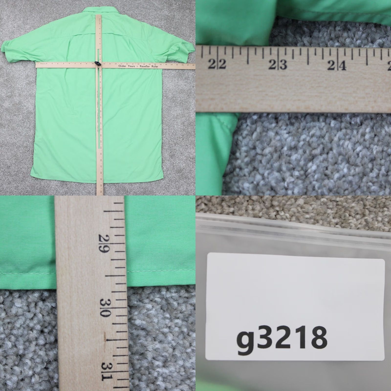 ExOfficio ExOfficio Shirt Womens Medium Green Button-Up Short Sleeve Nylon/Polyester Breathable Ventilated Outdoor Casual Size M / US 6-8 / IT 42-44 - 9 Thumbnail