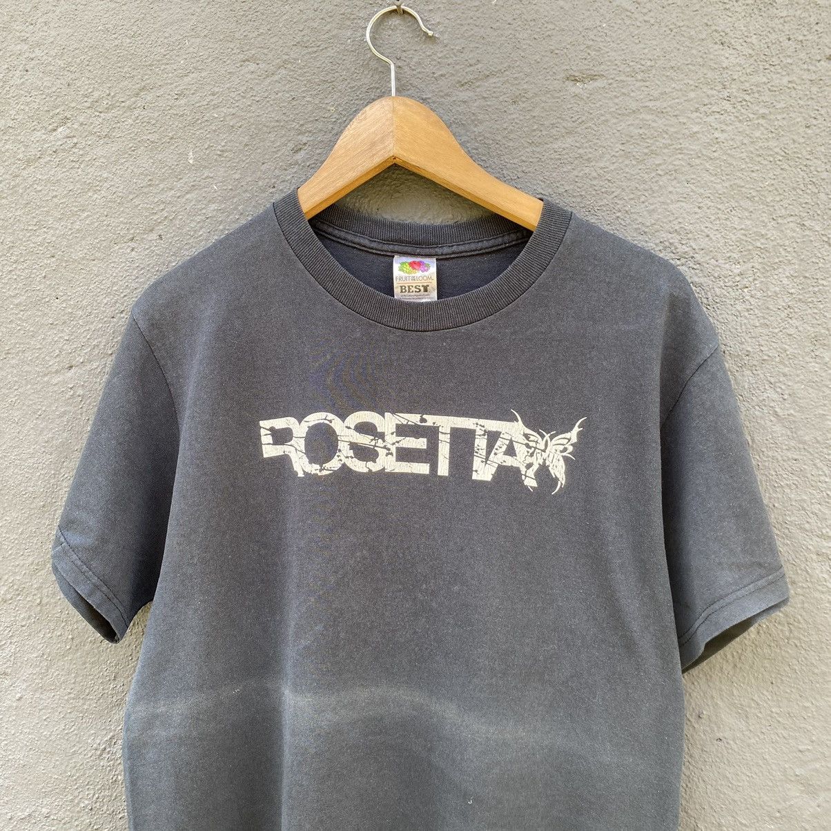 THRASHED VINTAGE Rosette American Post-Metal BAND ERD TEE