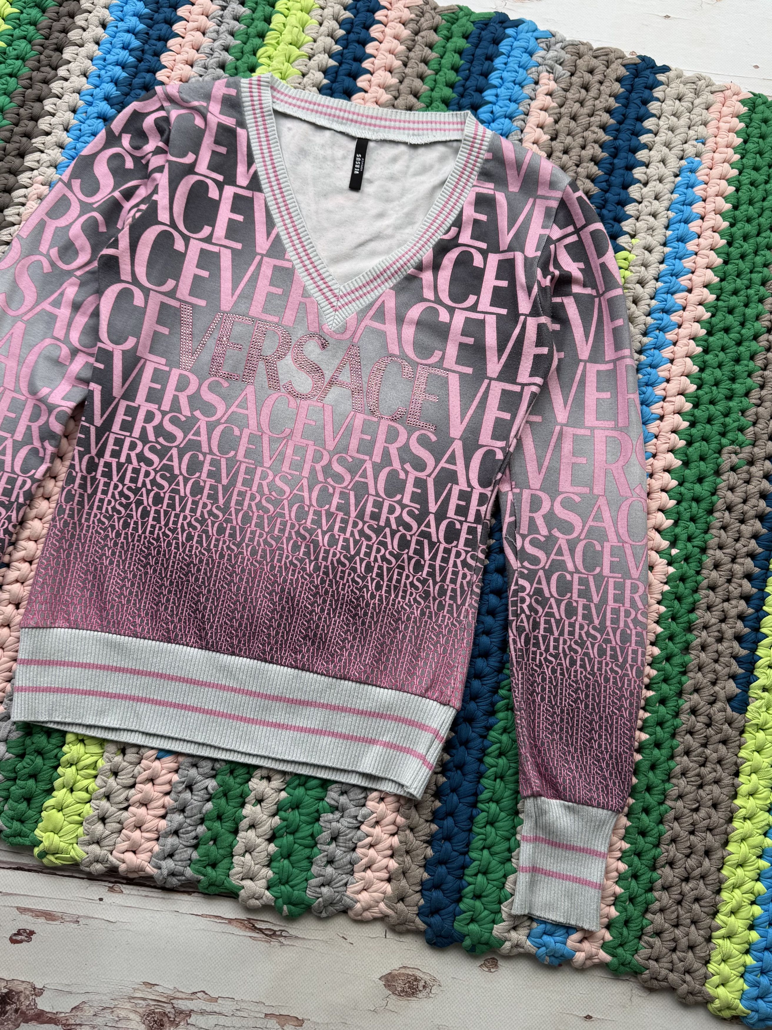 Versus Versace Versus Versace Vintage Sweater (D10)(V321) Size S / US 4 / IT 40 - 3 Thumbnail