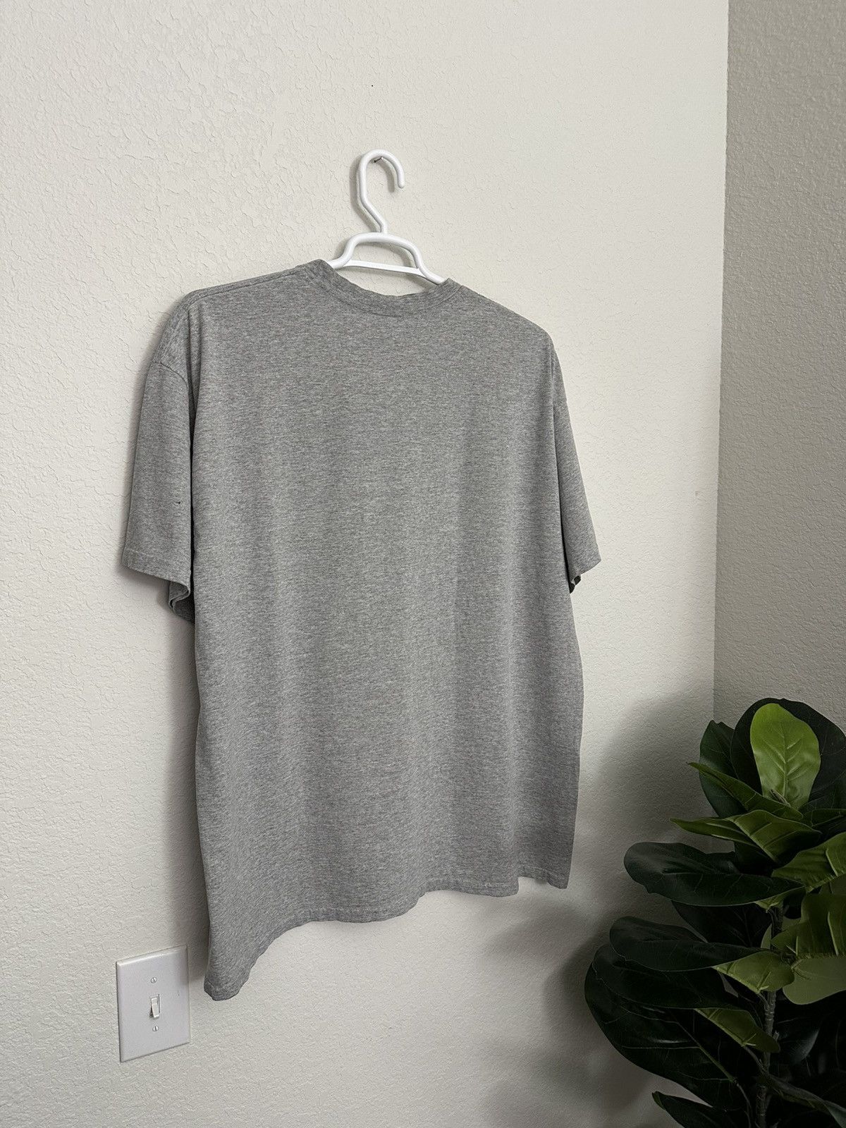 Nike × Vintage Vintage Y2K Nike Side Swoosh T-shirt Size XXL Gray Essential Size US XXL / EU 58 / 5 - 4 Thumbnail