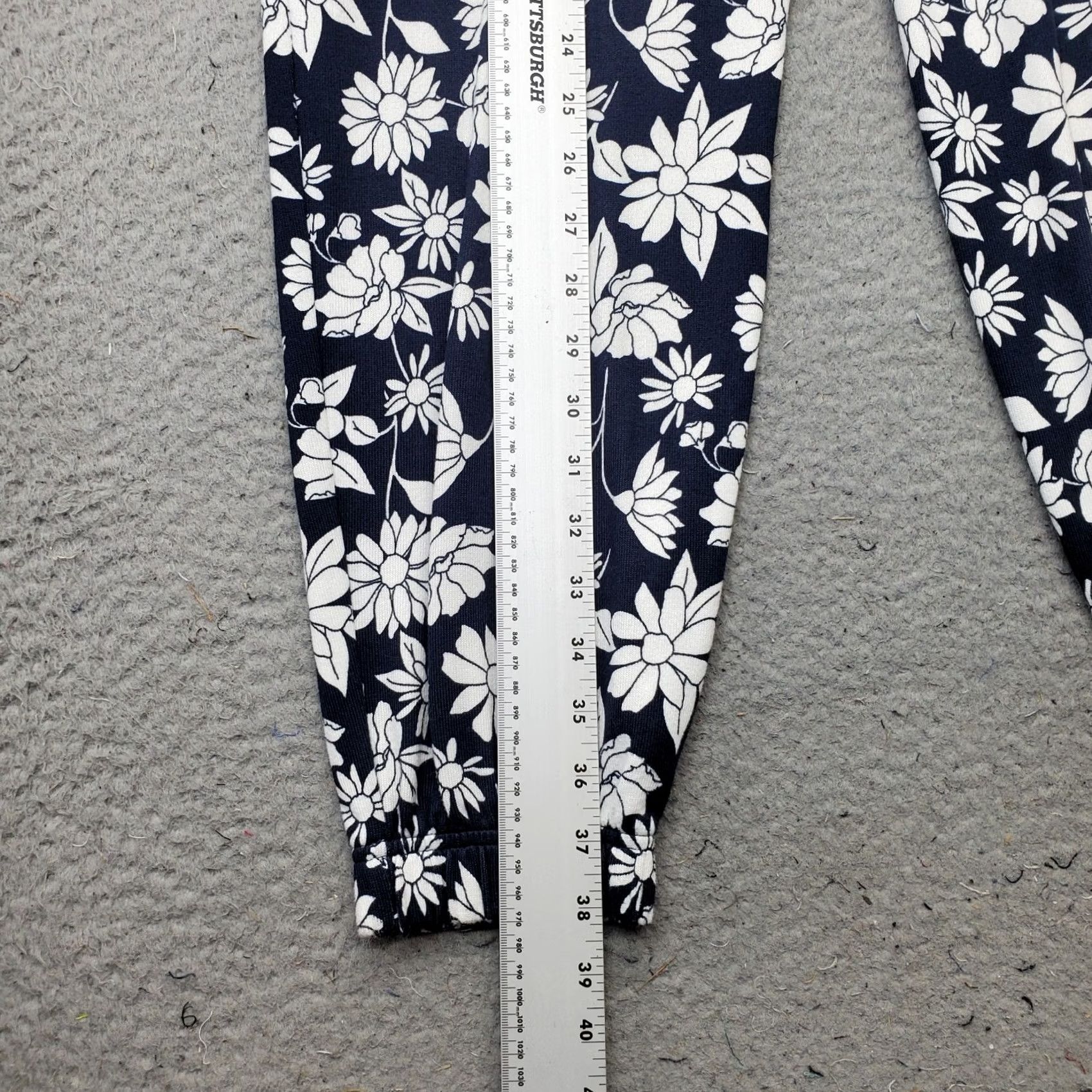 Vintage Gilly Hicks Sleepwear Pants Womens Large Multi Floral Relaxed Fit Elastic Waist Size 36" / US 14 / IT 50 - 3 Thumbnail