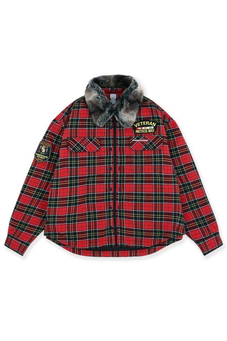 Protocol Index FUR FLANNEL SHIRTS JACKET PROJECT GR size 1