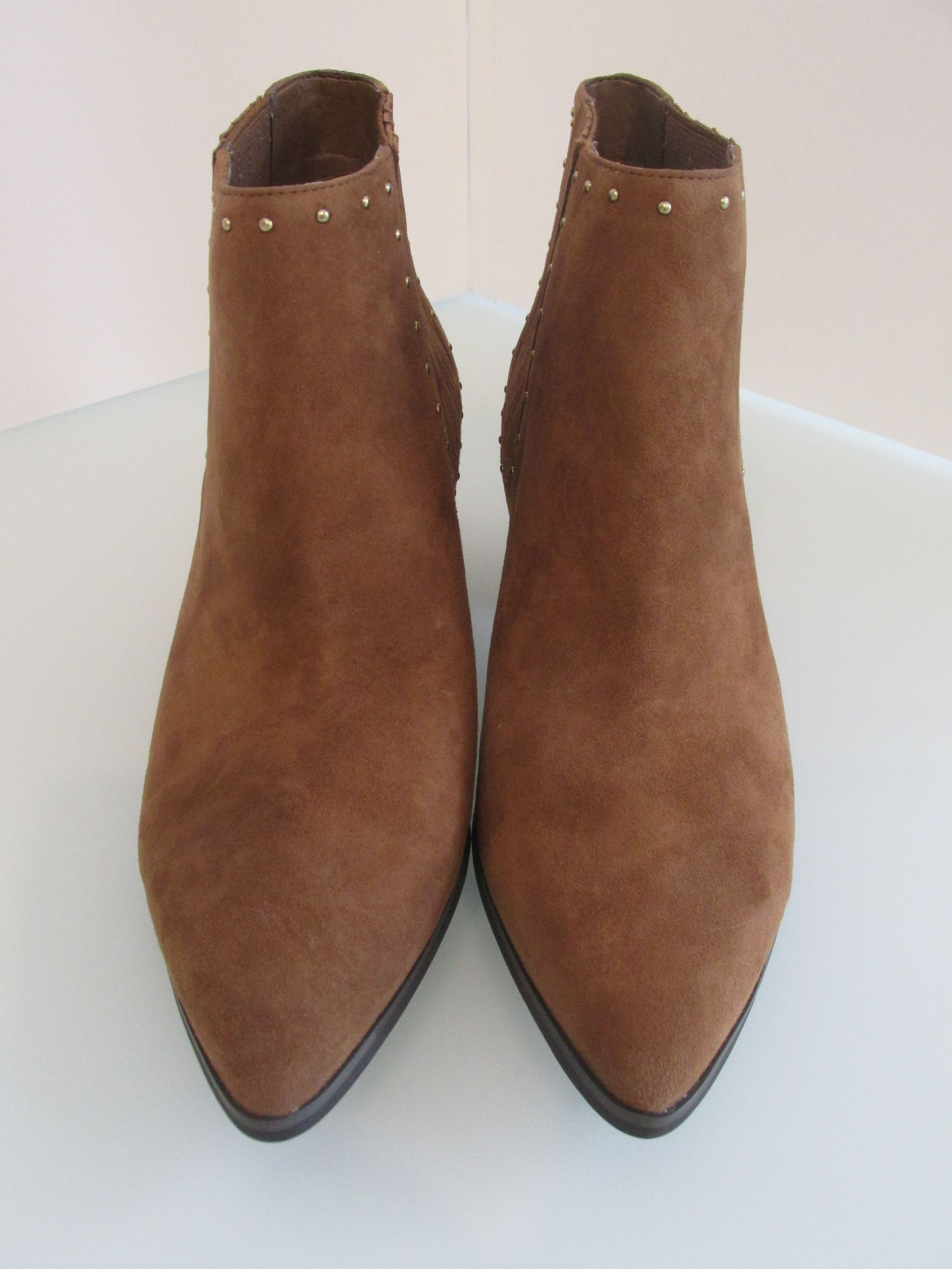 Michael Kors Michael Kors (Gemma) New Suede Mid Booties Size 8M Size US 8 / IT 38 - 3 Thumbnail
