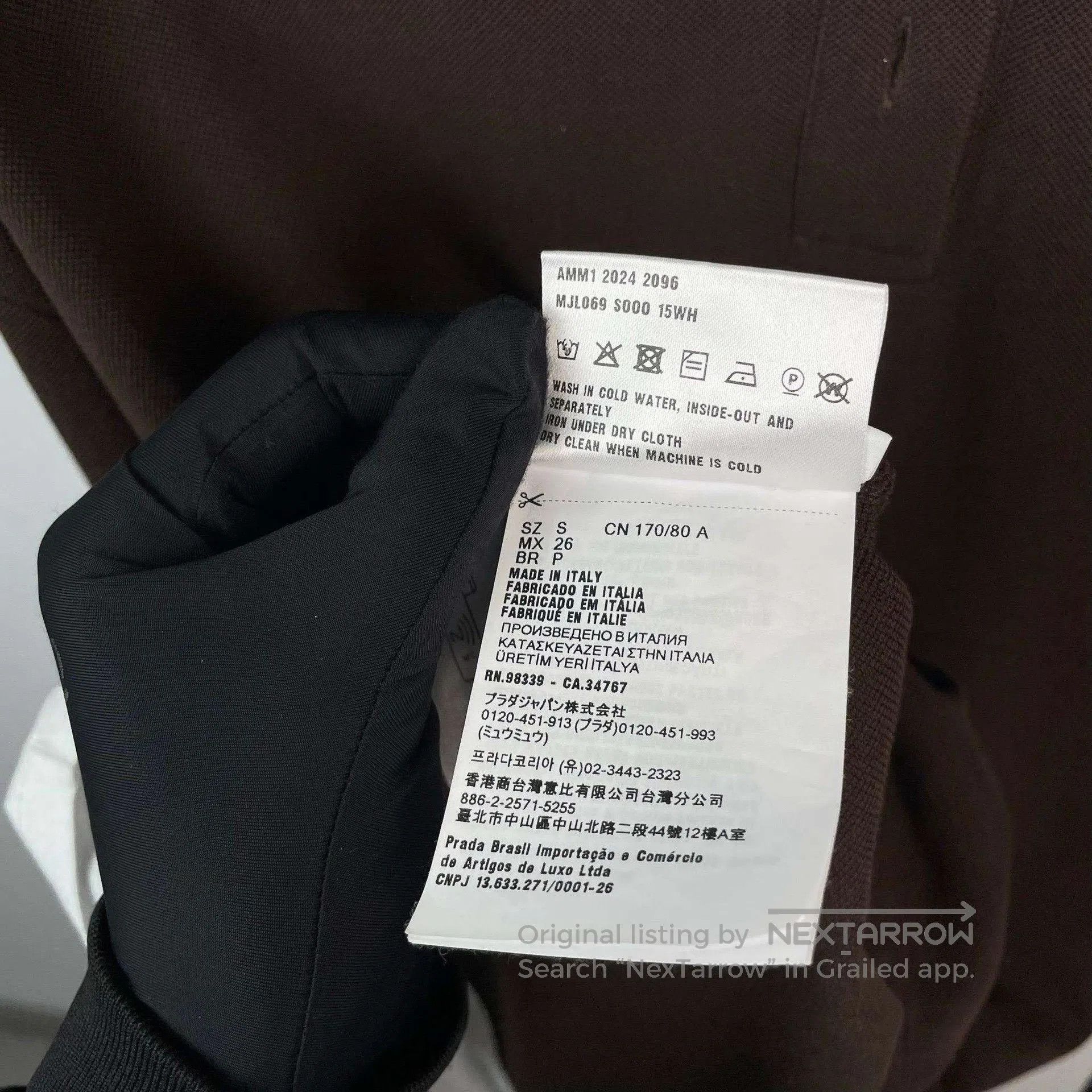 Miu Miu Miumiu Dark Brown Fake Two. Size S / US 4 / IT 40 - 7 Thumbnail