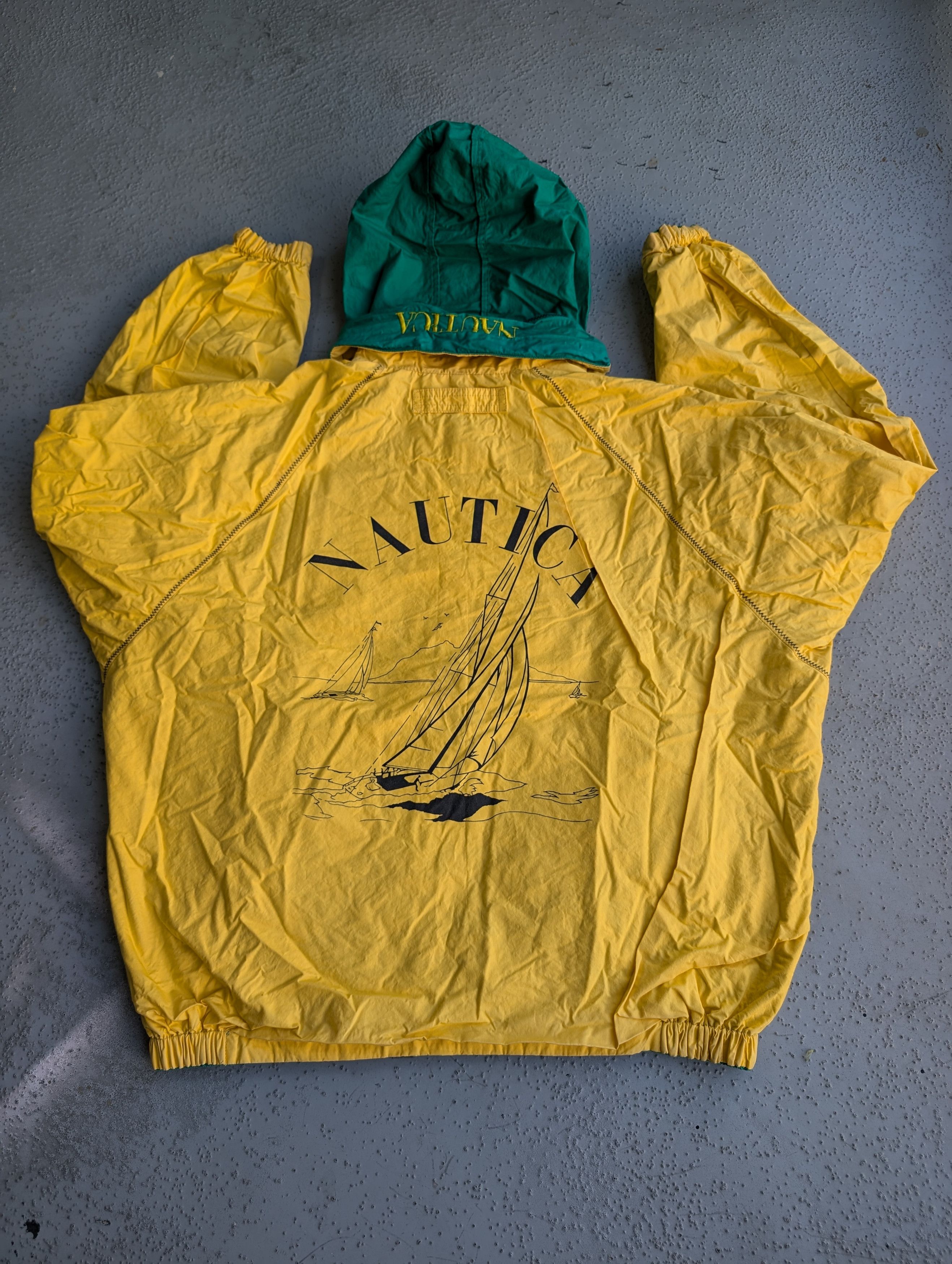 Nautica Retro Jacket Vintage Nautica vintage 90s sailing gear reversible jacket yacht Grailed