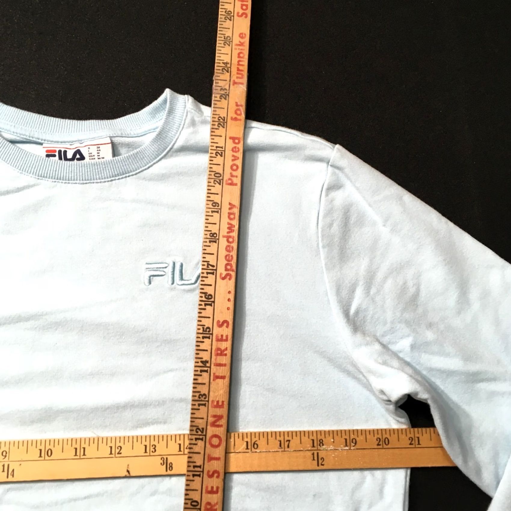 Fila FILA Sweatshirt Pullover Women's L French Terry Crew Neck Long Sleeve Size L / US 10 / IT 46 - 2 Thumbnail