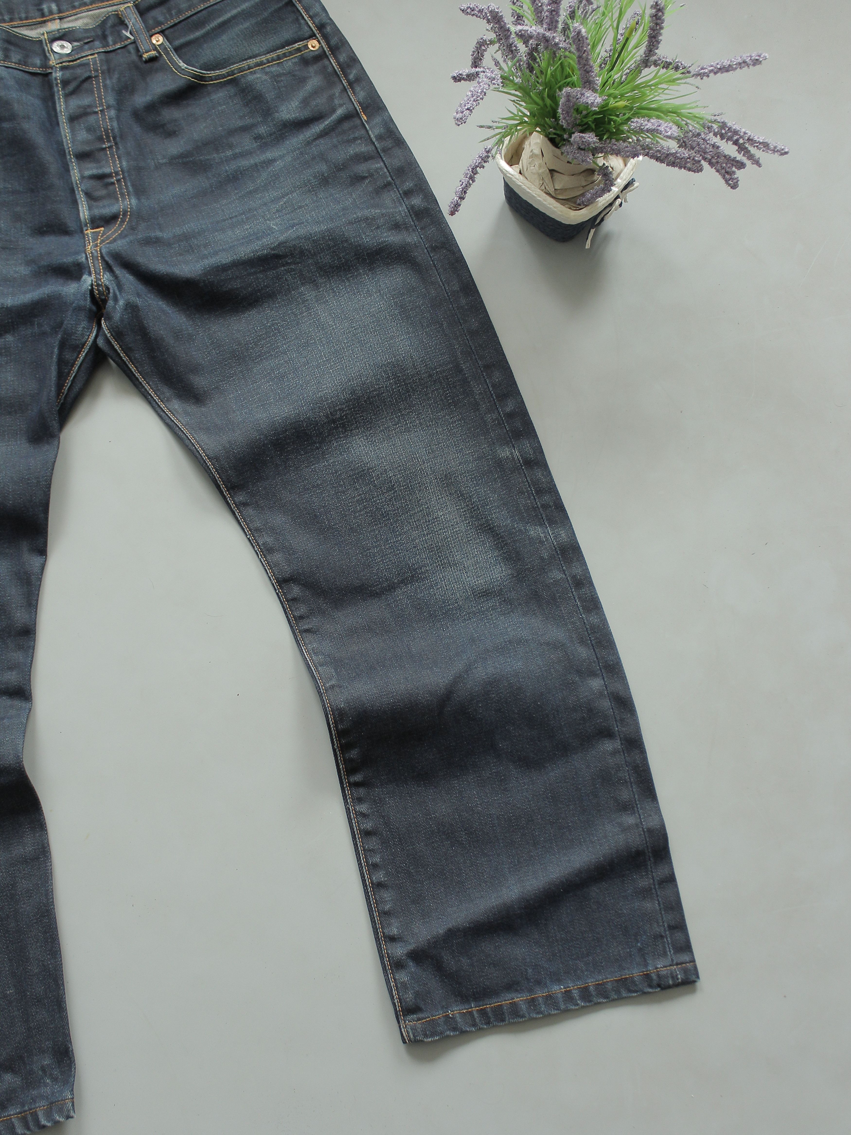 Levi's Levis 501 denim jeans mens 34 / 30 Levi's straight fit Size US 34 / EU 50 - 4 Thumbnail