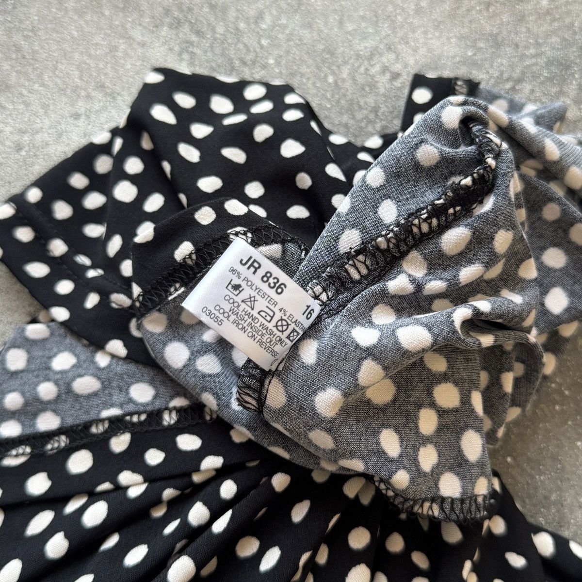 Hysteric Glamour 2000’s Aesthetic Boho Y2K Polka Dot Fitted Blouse Size XL / US 12-14 / IT 48-50 - 8 Thumbnail