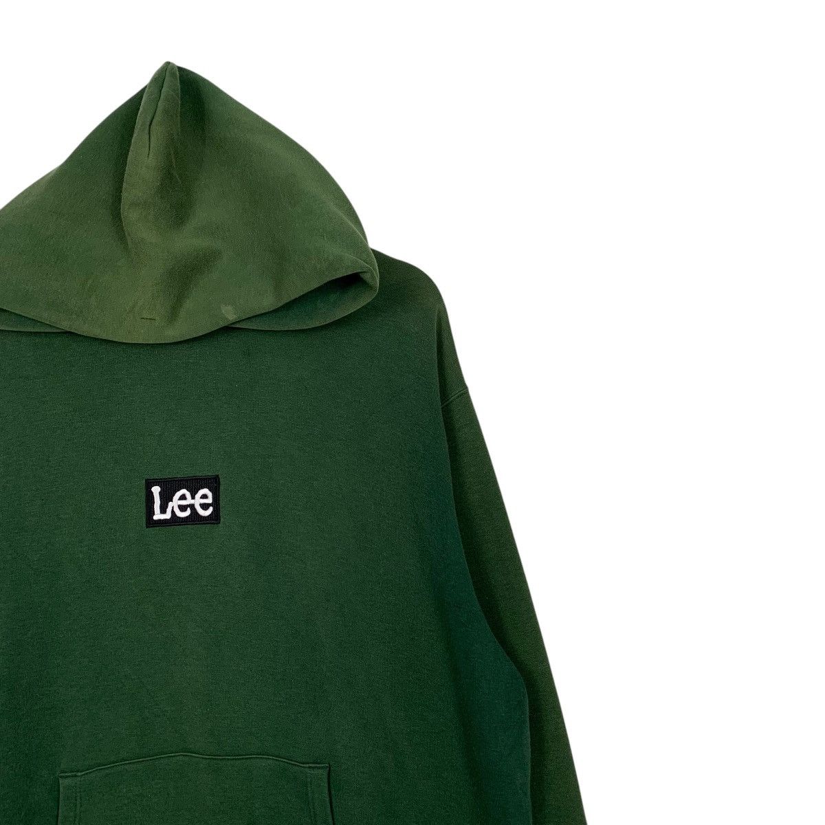 Lee Lee Small Logo Pullover Green Hoodie Size US L / EU 52-54 / 3 - 5 Thumbnail