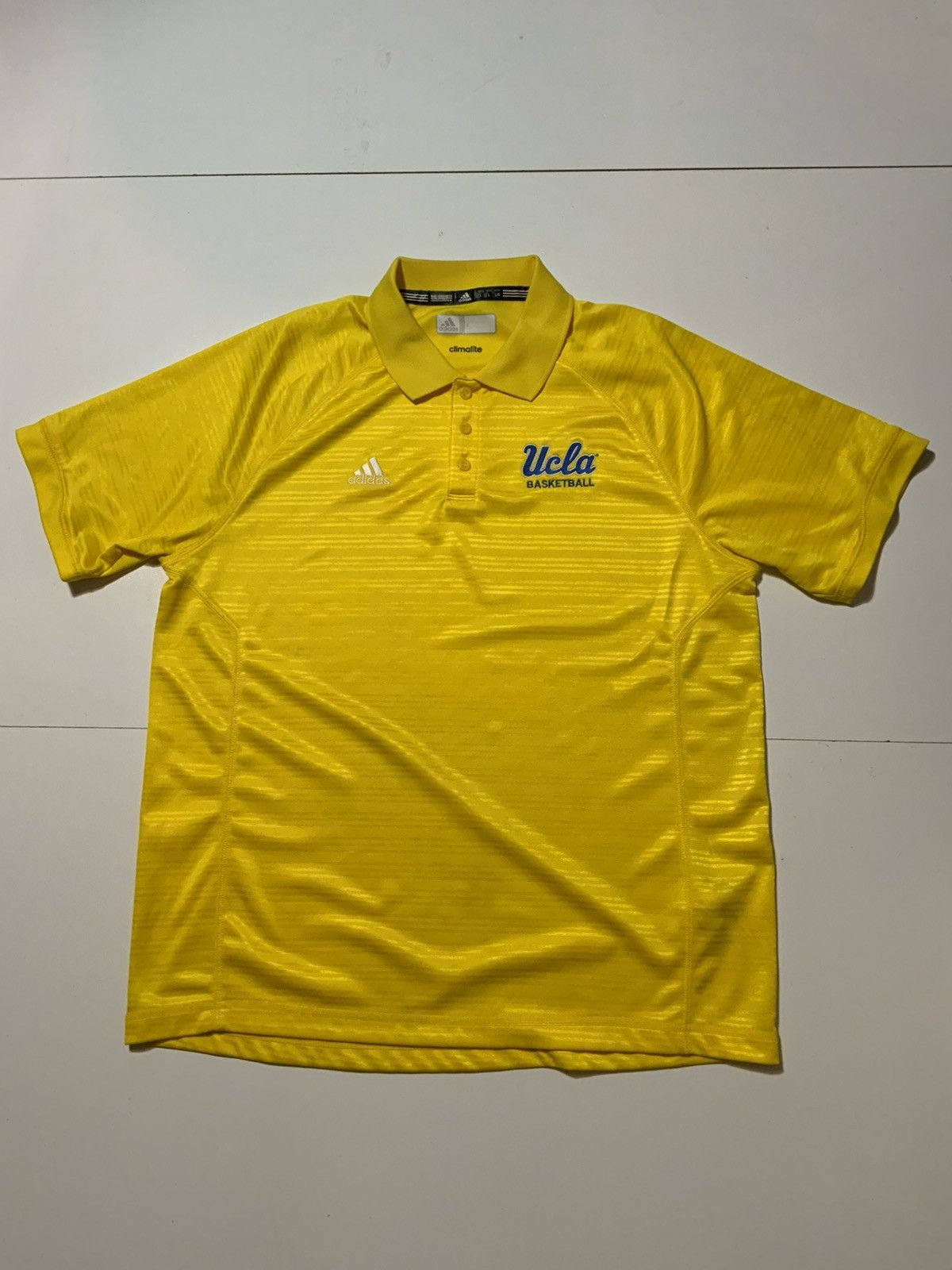 Adidas Adidas Climalite UCLA Bruins Basketball Team Polo Shirt Size US L / EU 52-54 / 3 - 2 Thumbnail