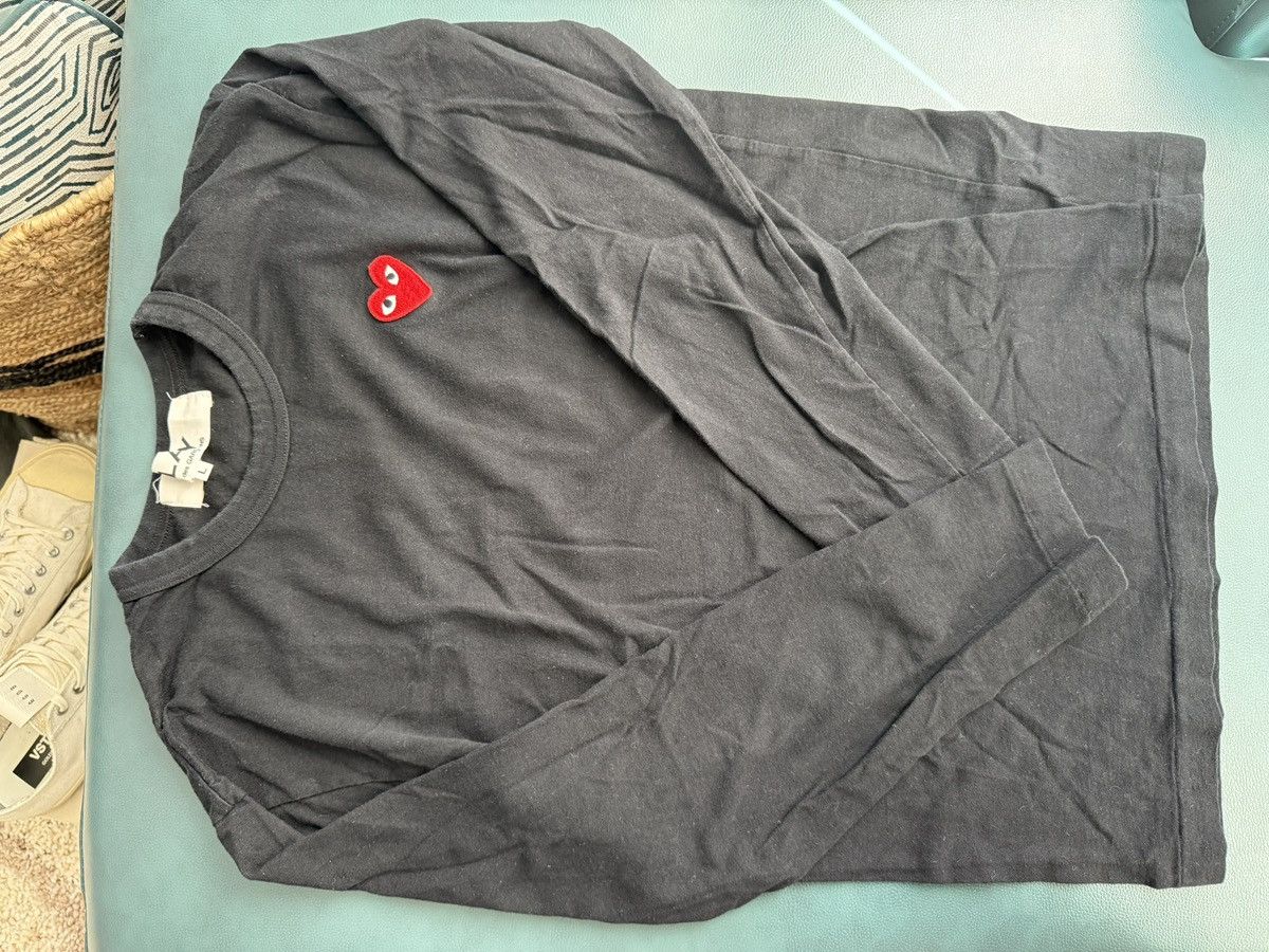 Comme des Garcons CDG heart long sleeve t shirt Size US M / EU 48-50 / 2 - 1 Thumbnail