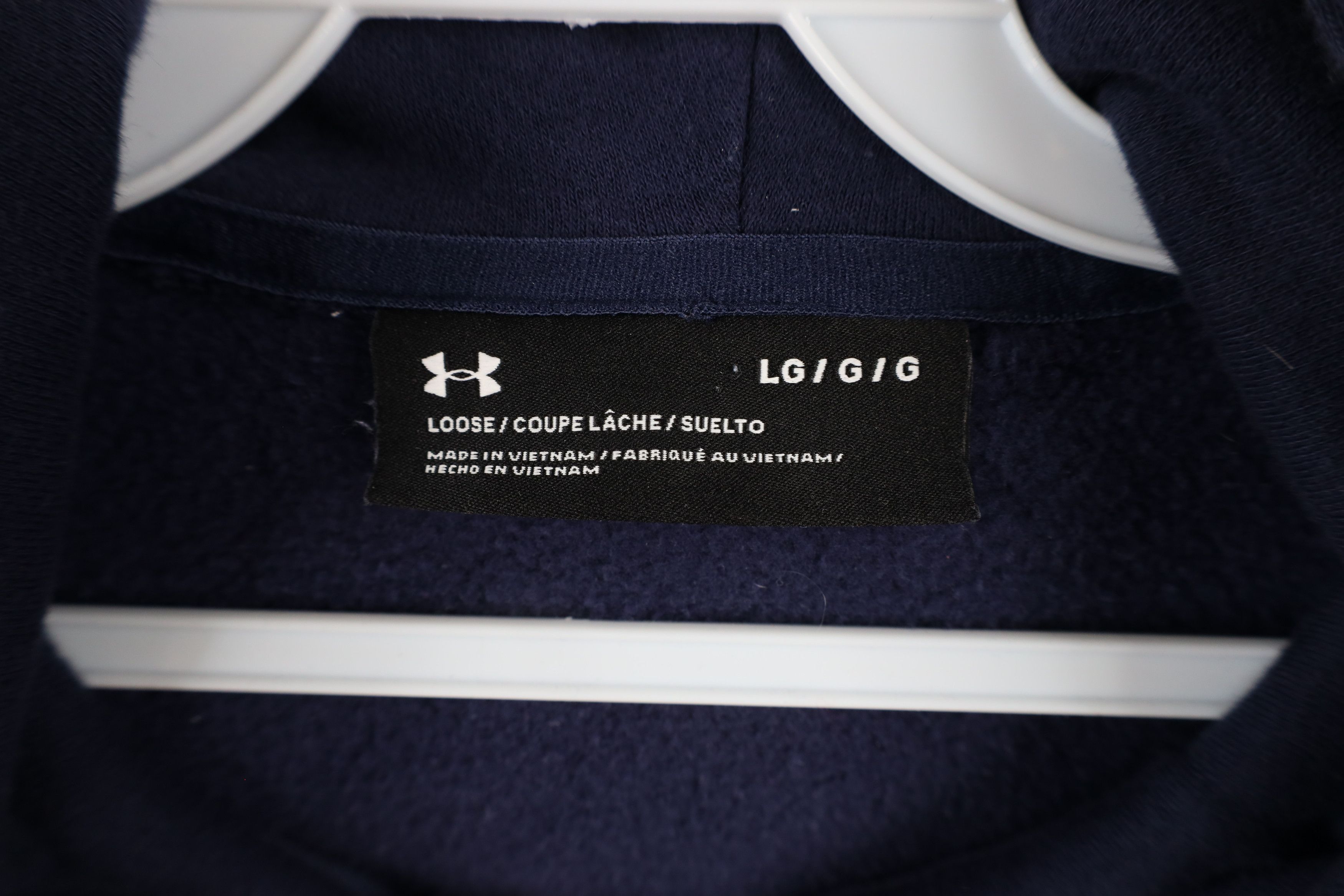 Under Armour × Vintage Under Armour Notre Dame University Full Zip Hoodie Blue Size US L / EU 52-54 / 3 - 8 Thumbnail