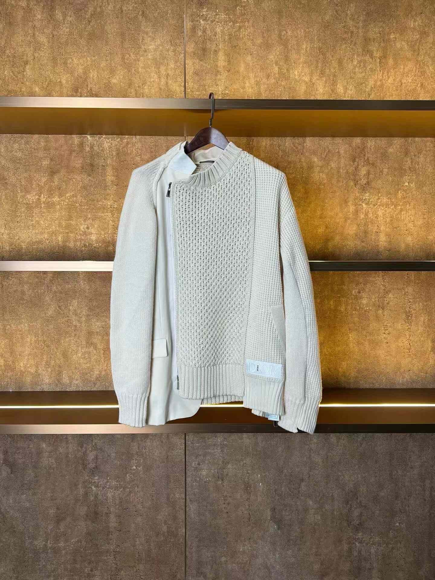 Sacai Dior x sacai Runway Knitted Sweater Size US L / EU 52-54 / 3 - 1 Thumbnail