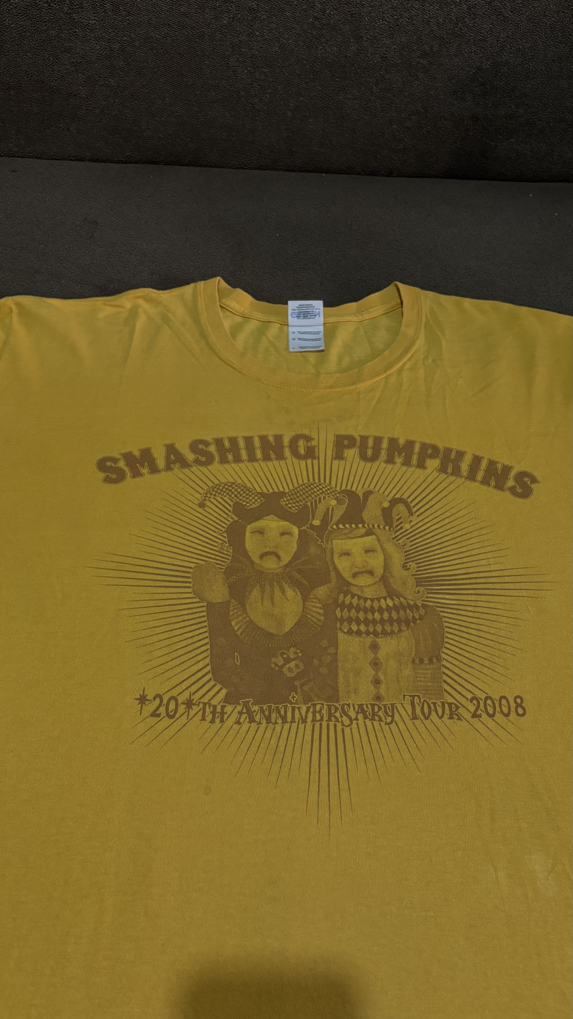 Band Tees Vintage SMASHING PUMPKINS Shirt 20th Anniversary Size US L / EU 52-54 / 3 - 4 Thumbnail