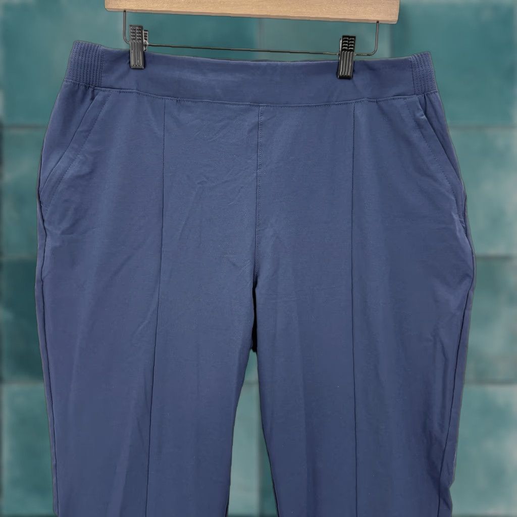 Vintage Columbia Pants Mens Large Short Blue PFG Fishing Elastic Waist Stretch Outdoors Size US 33 - 1 Thumbnail