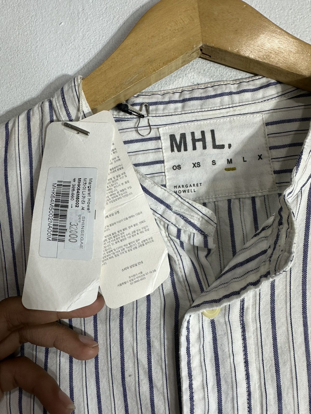 Margaret Howell MARGARET HOWELL MHL Shirt Button Up Striped BNWT Size US L / EU 52-54 / 3 - 10 Thumbnail