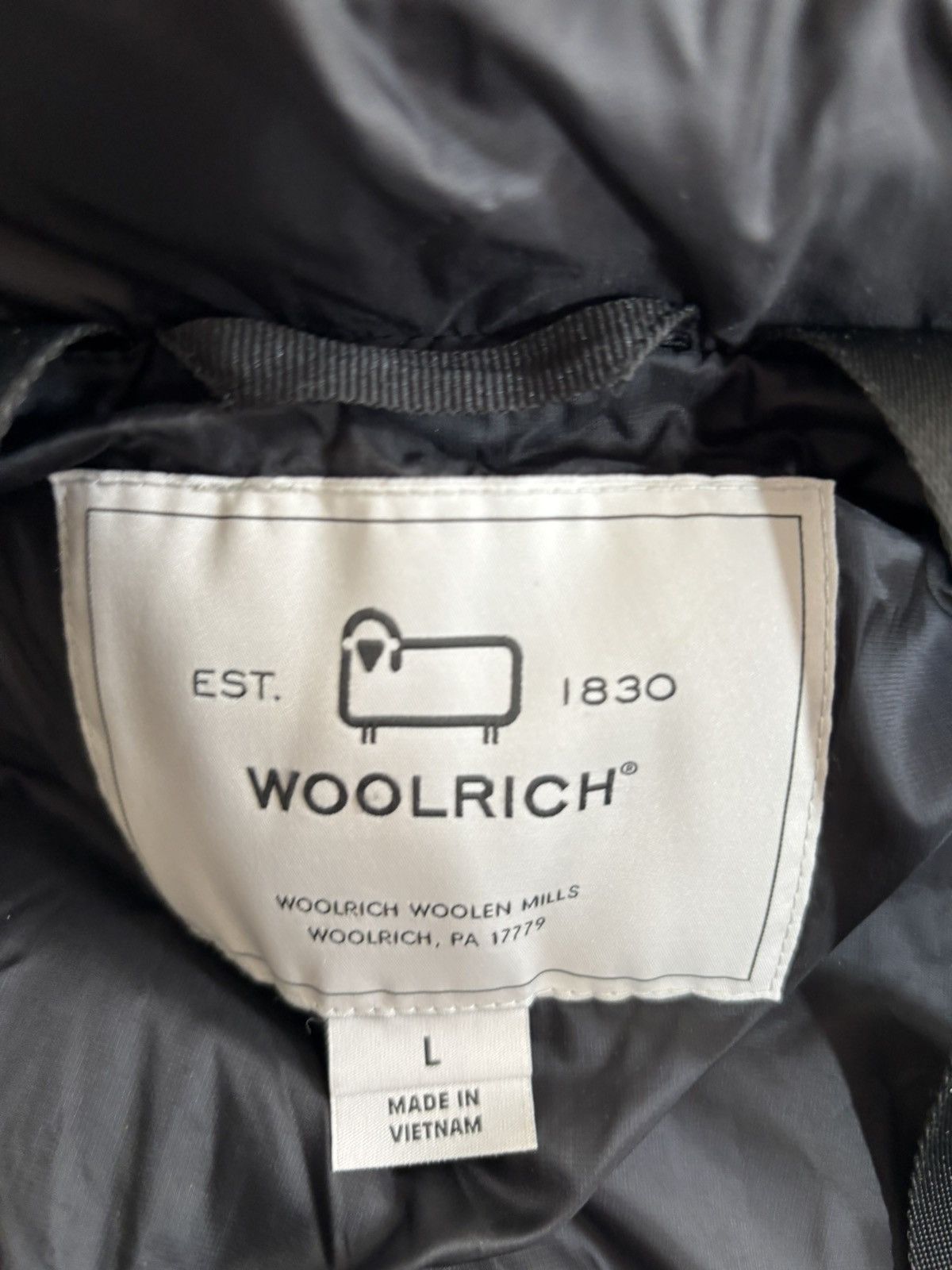 Woolrich Woolen Mills Woolrich Black Teton ripstop parka Size US L / EU 52-54 / 3 - 5 Thumbnail