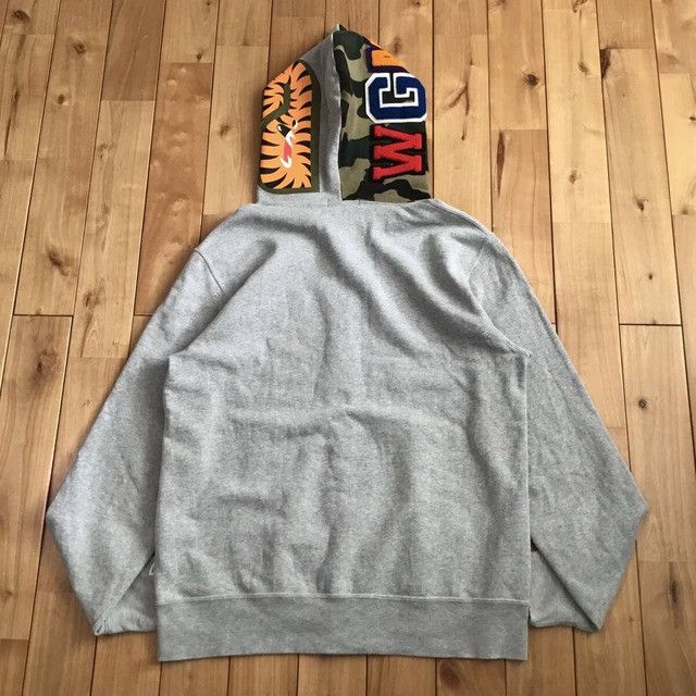 Bape × Nigo BAPE woodland camo Shark full zip hoodie a bathing ape NIGO Size US L / EU 52-54 / 3 - 2 Thumbnail