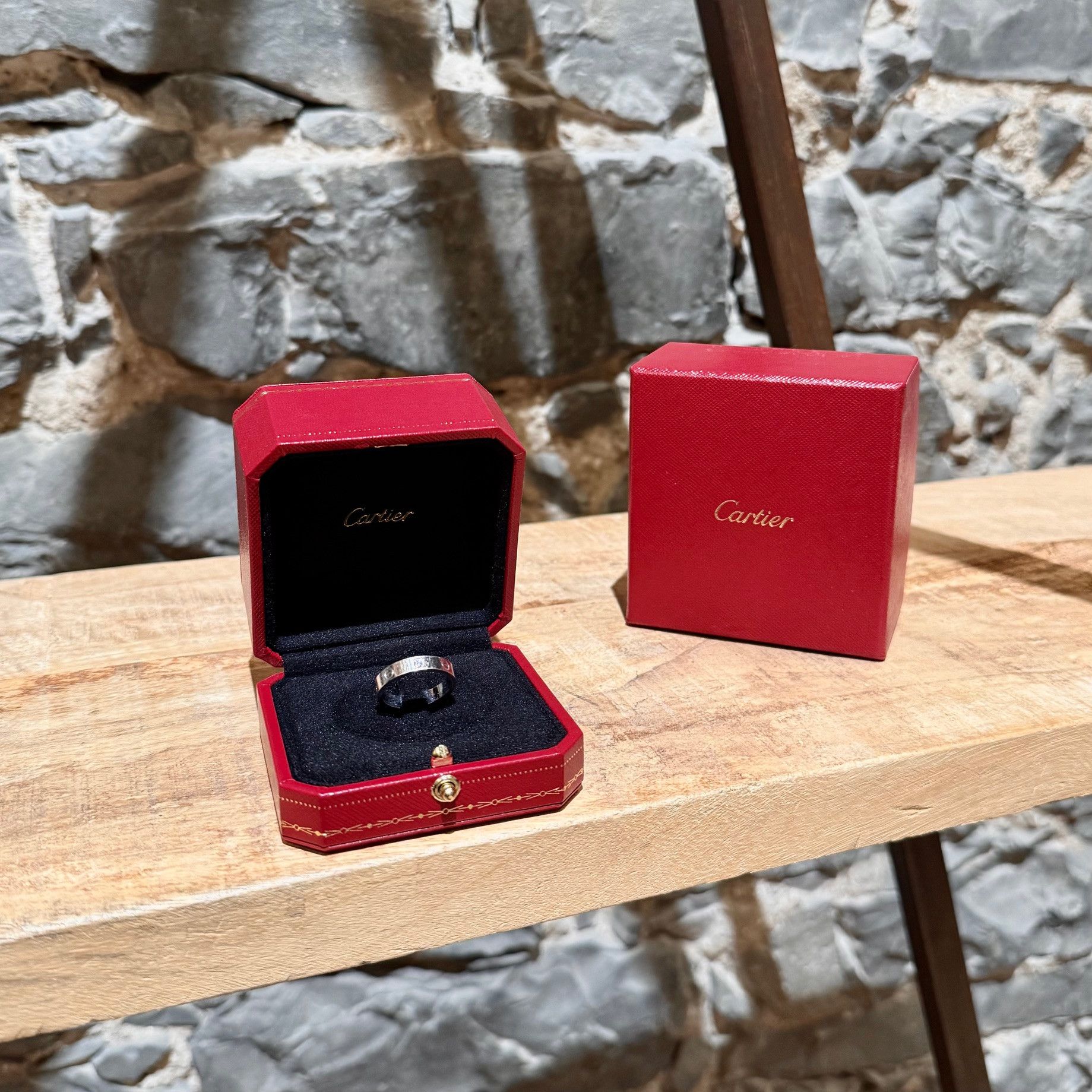 Cartier Cartier White Gold LOVE Small Model 1 Diamond Ring Size ONE SIZE - 1 Thumbnail