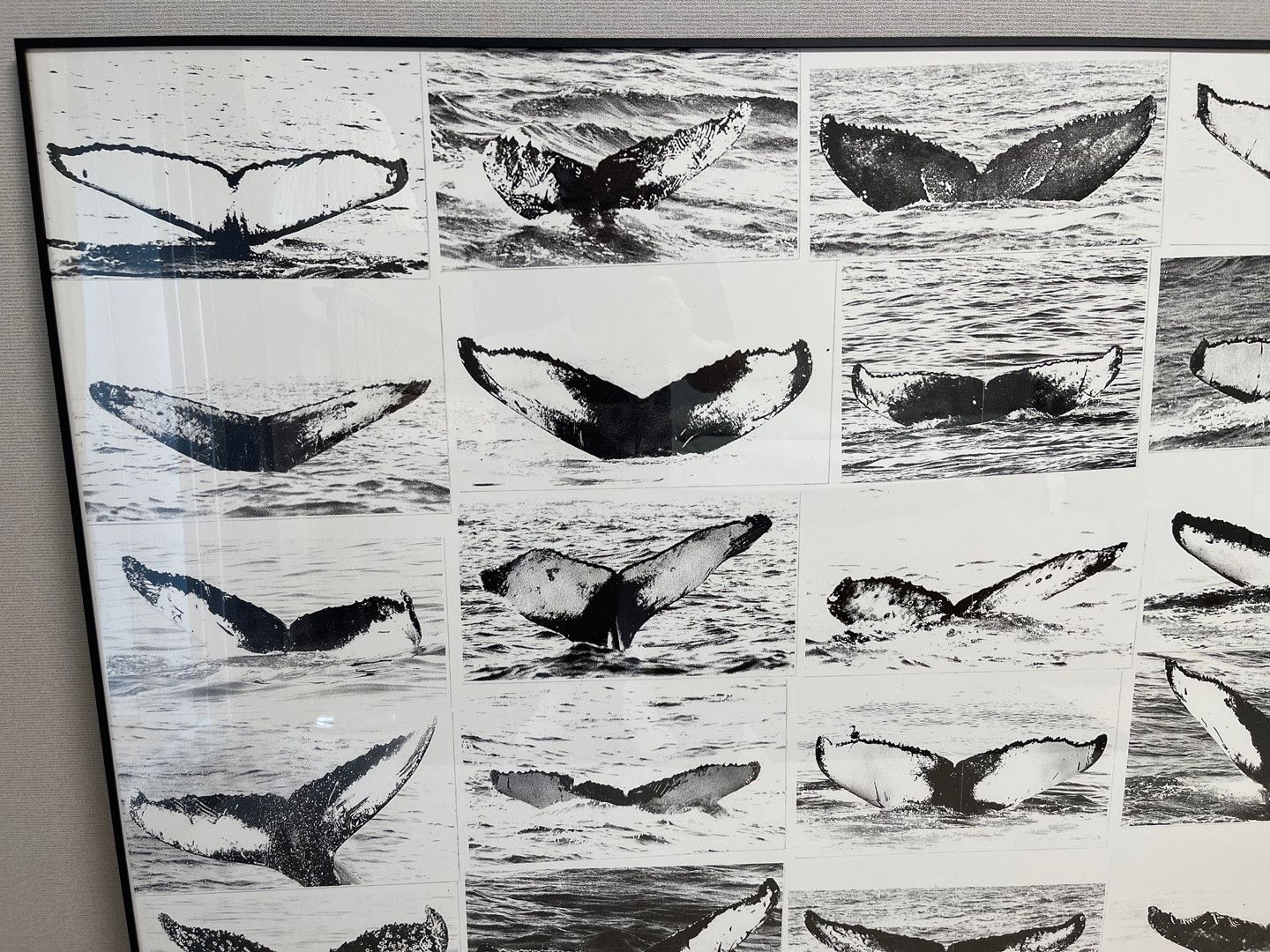 Comme des Garcons × Comme des Garcons Homme Plus COMME des GARCONS AD1990-1999 Humpback Whale Art Poster Size ONE SIZE - 4 Thumbnail