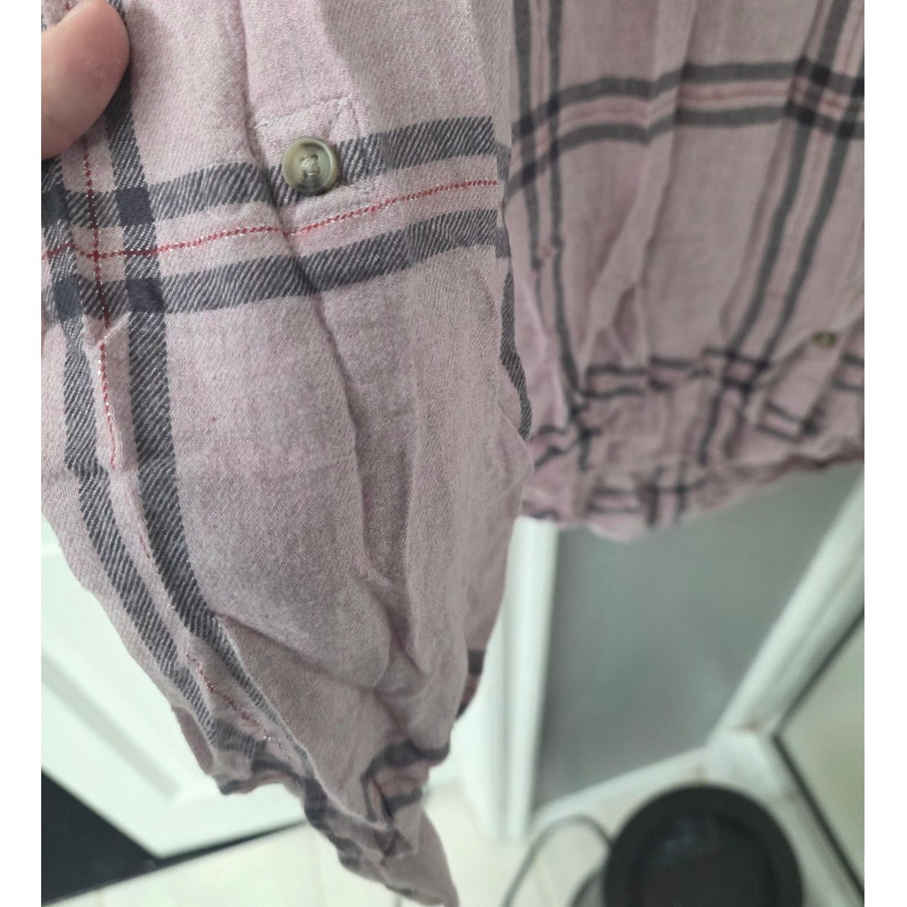 Other Brina & Em Pink Plaid Soft Button Up Top - Large Size L / US 10 / IT 46 - 6 Thumbnail