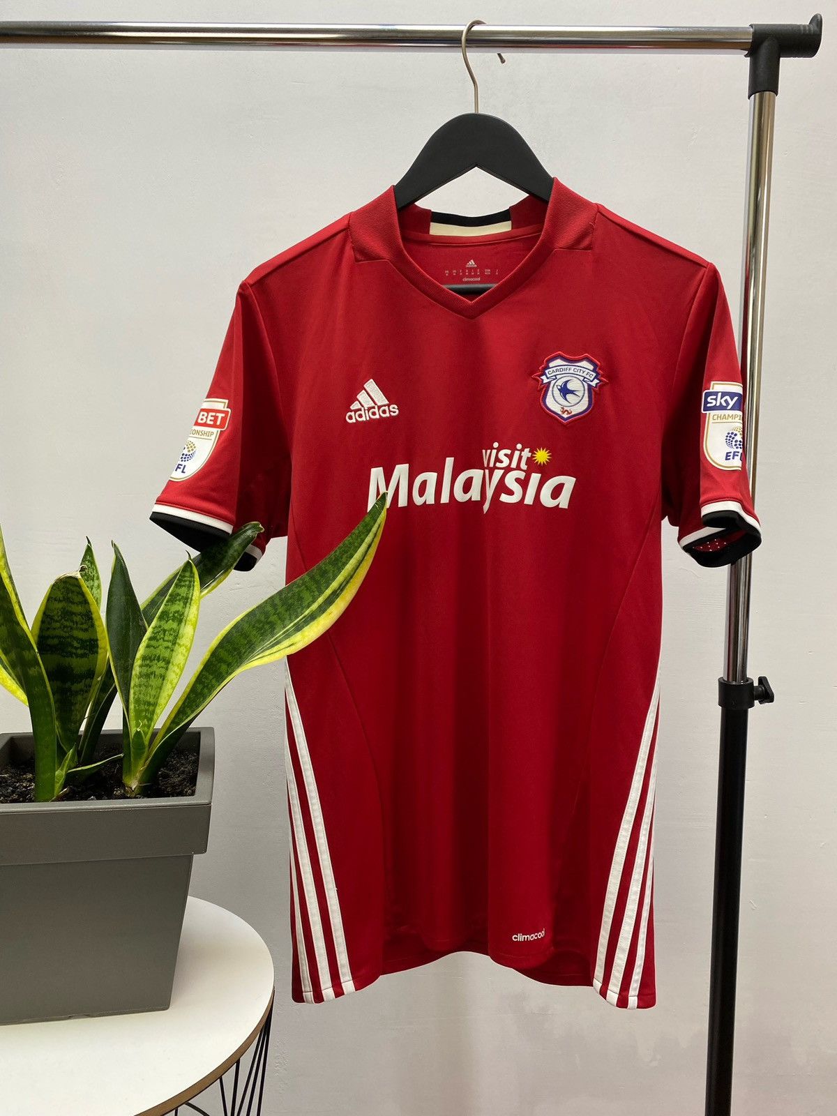 Adidas Cardiff City Jersey 2016 2017 #24 Harris Away Football Size US M / EU 48-50 / 2 - 2 Thumbnail