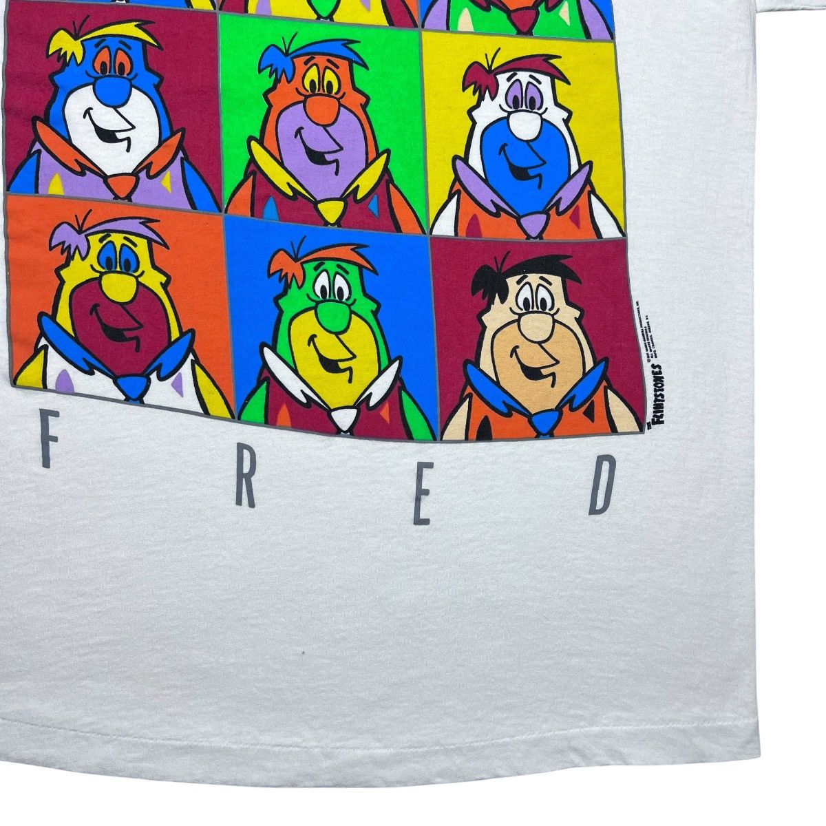 Changes Vintage 1991 Fred Flintstone Andy Warhol Style Pop Art Tee Size US L / EU 52-54 / 3 - 7 Thumbnail