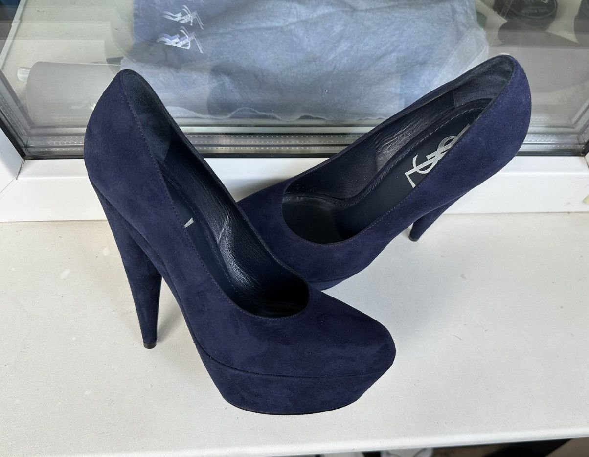 Yves Saint Laurent Rare Yves Saint Laurent Ysl Tribtoo Heels 8,5 US/ 38,5 Eur Size US 8.5 / IT 38.5 - 1 Thumbnail