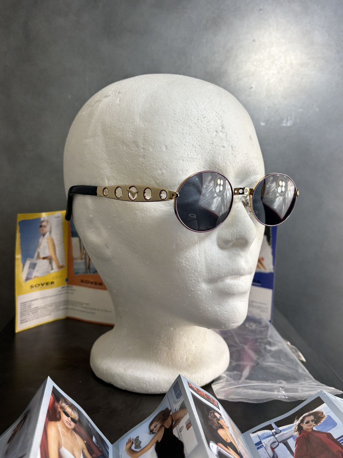 Designer NOS 1990s Sunglasses Metal JPG Diesel Sover Italy Deadstock Size ONE SIZE - 1 Thumbnail