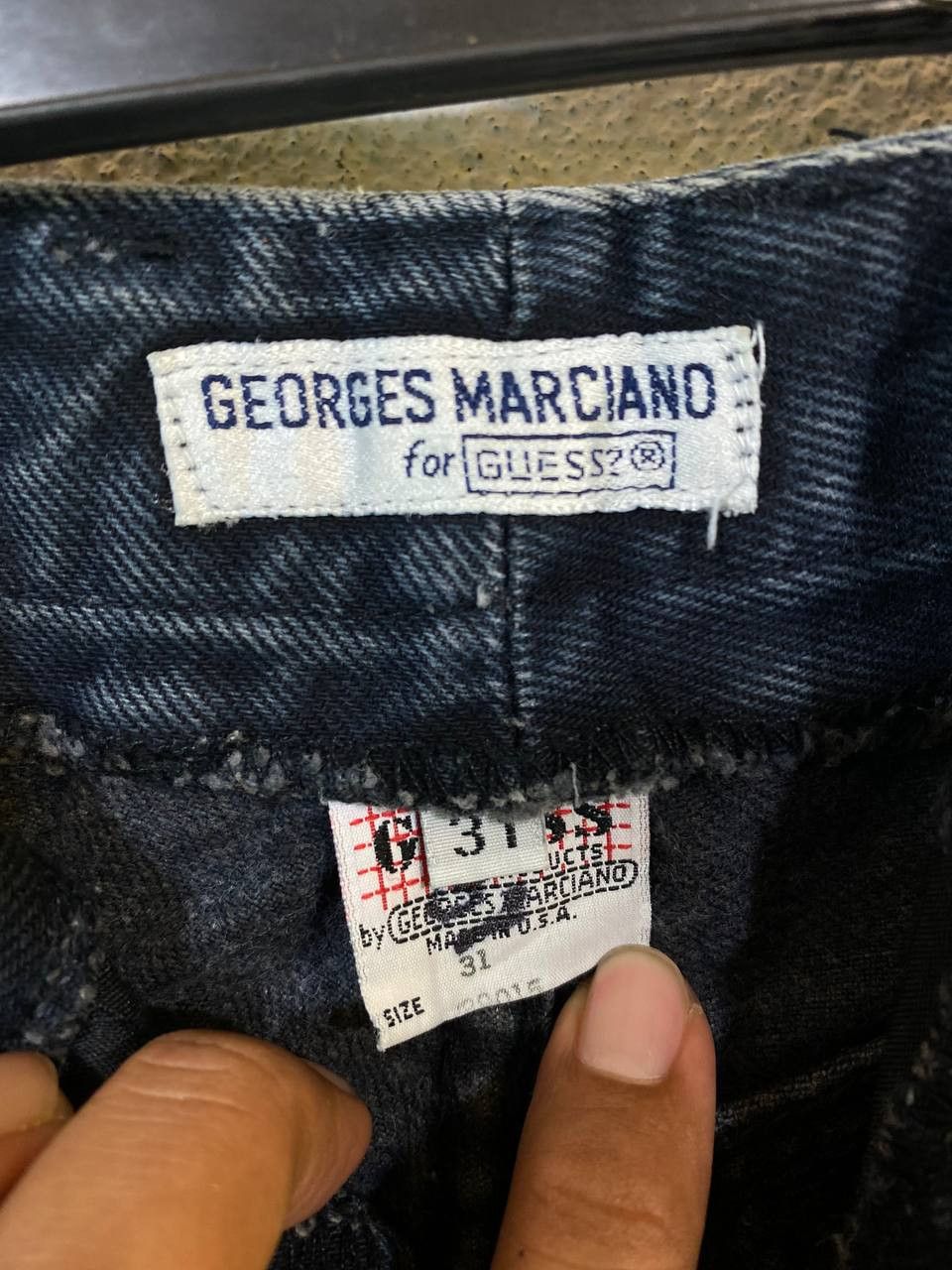 Guess vintage george marciano for guess denim nice design Size US 31 - 9 Thumbnail
