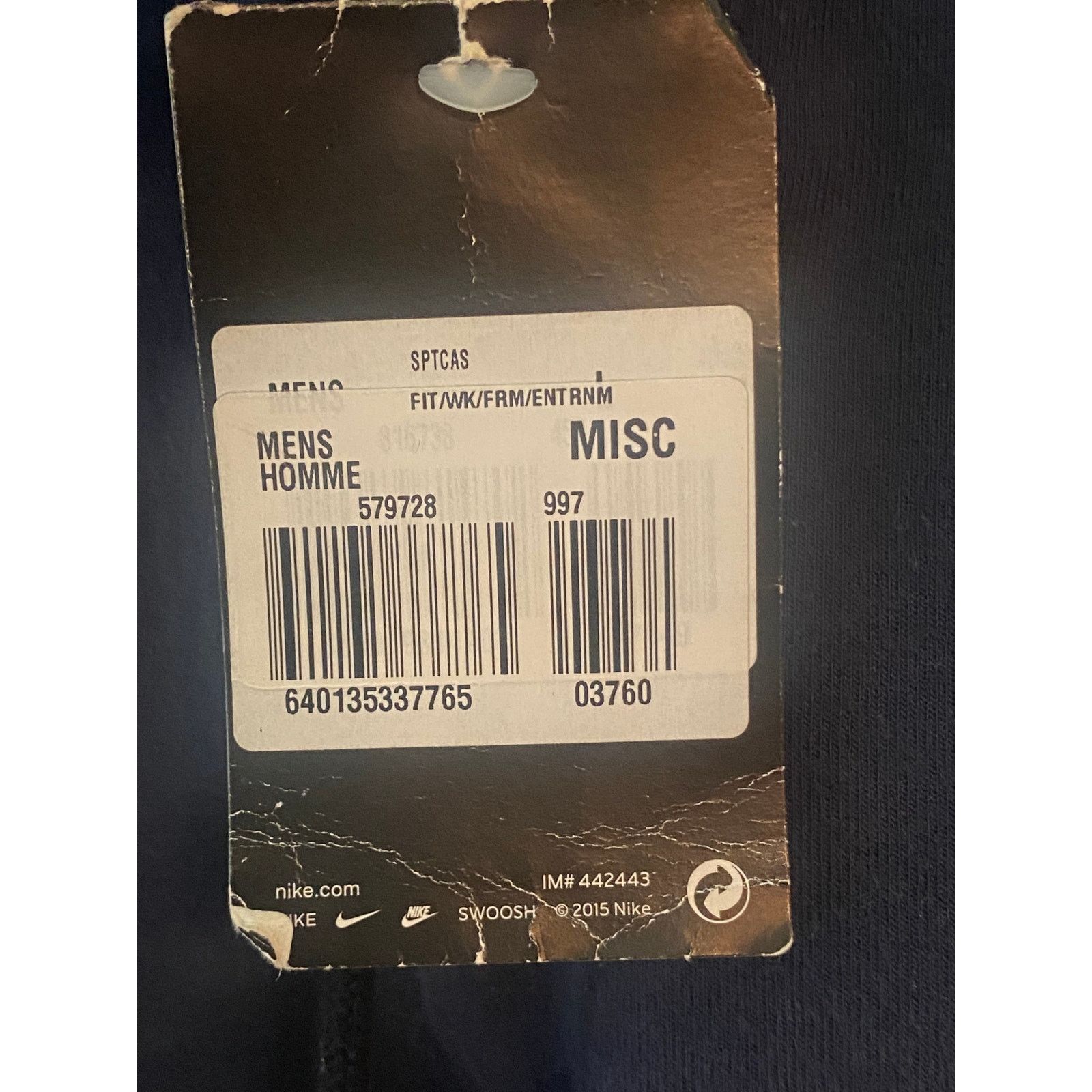 Nike ACG NikeLab ACG Tech Fleece Pant Obsidian m large Size US 36 / EU 52 - 12 Thumbnail