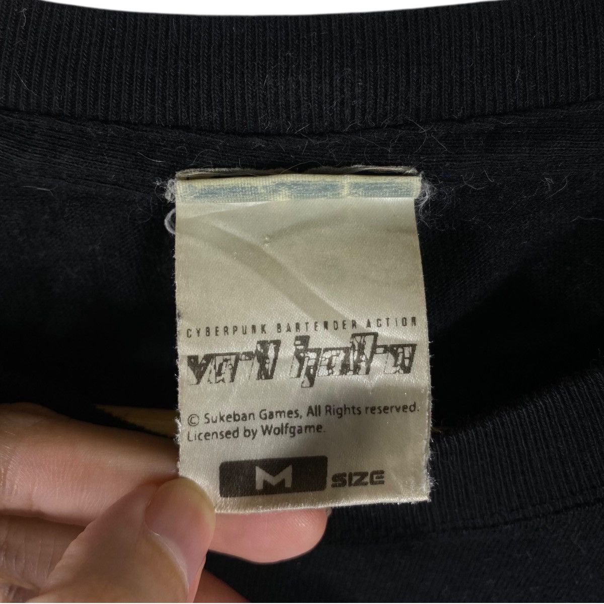 Japanese Brand CYBERPUNK BARTENDER ACTION VA-11 Hall-A Graphic Game Tee Size US M / EU 48-50 / 2 - 6 Thumbnail