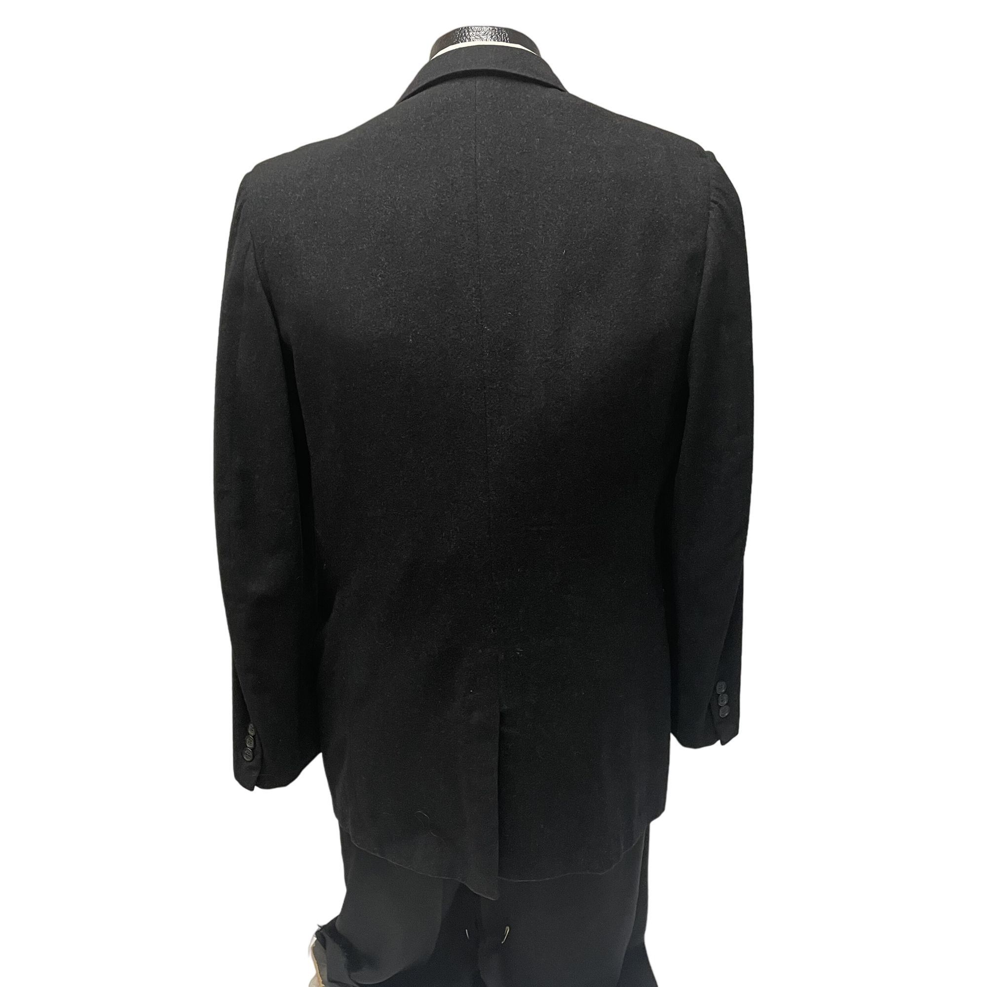 Other Vtg BESPOKE BLACK Sport Coat ROCKABILLY Jacket Size 40R - 3 Thumbnail