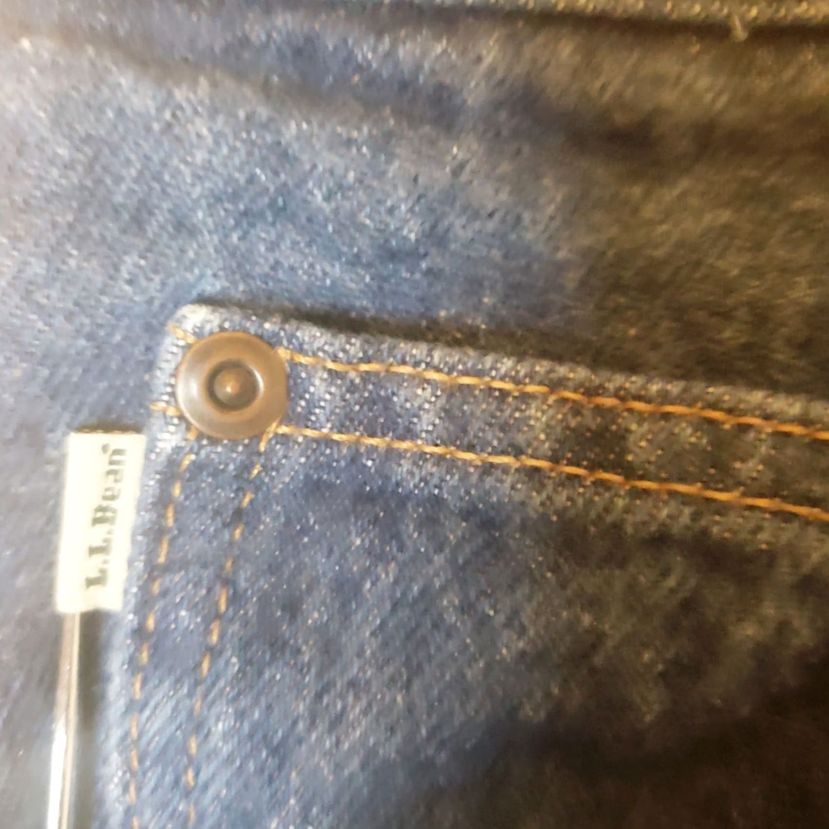 Vintage L.L. Bean Classic Fit Jeans Mens 40x29 Denim Blue 5-Pocket Zip Mid Rise 100% Cotton Jeans Size US 40 / EU 56 - 6 Thumbnail