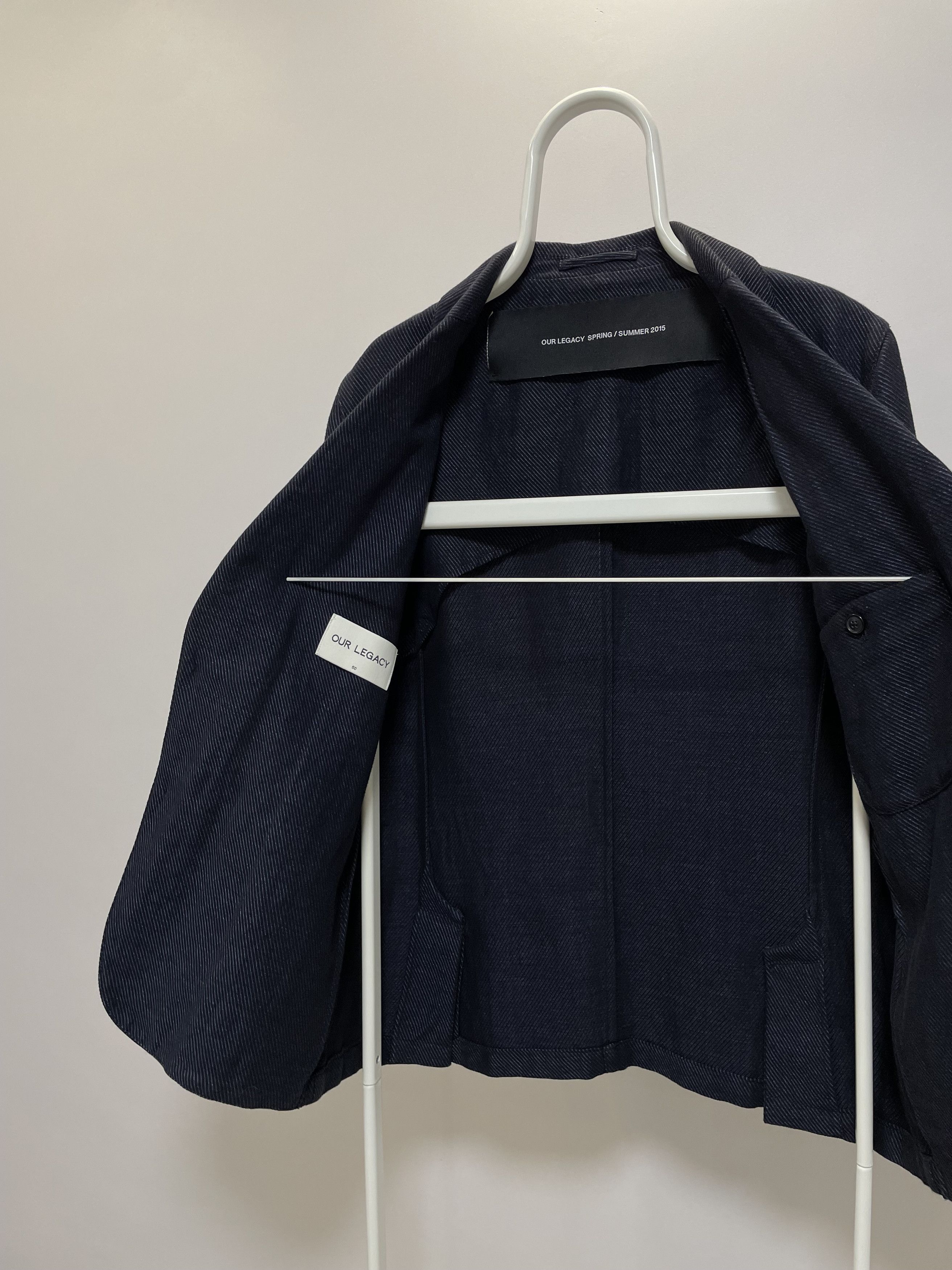 Our Legacy OUR LEGACY SS15 Indigo Twill Blazer Jacket Sport Coat EU 50 Size 40R - 10 Thumbnail