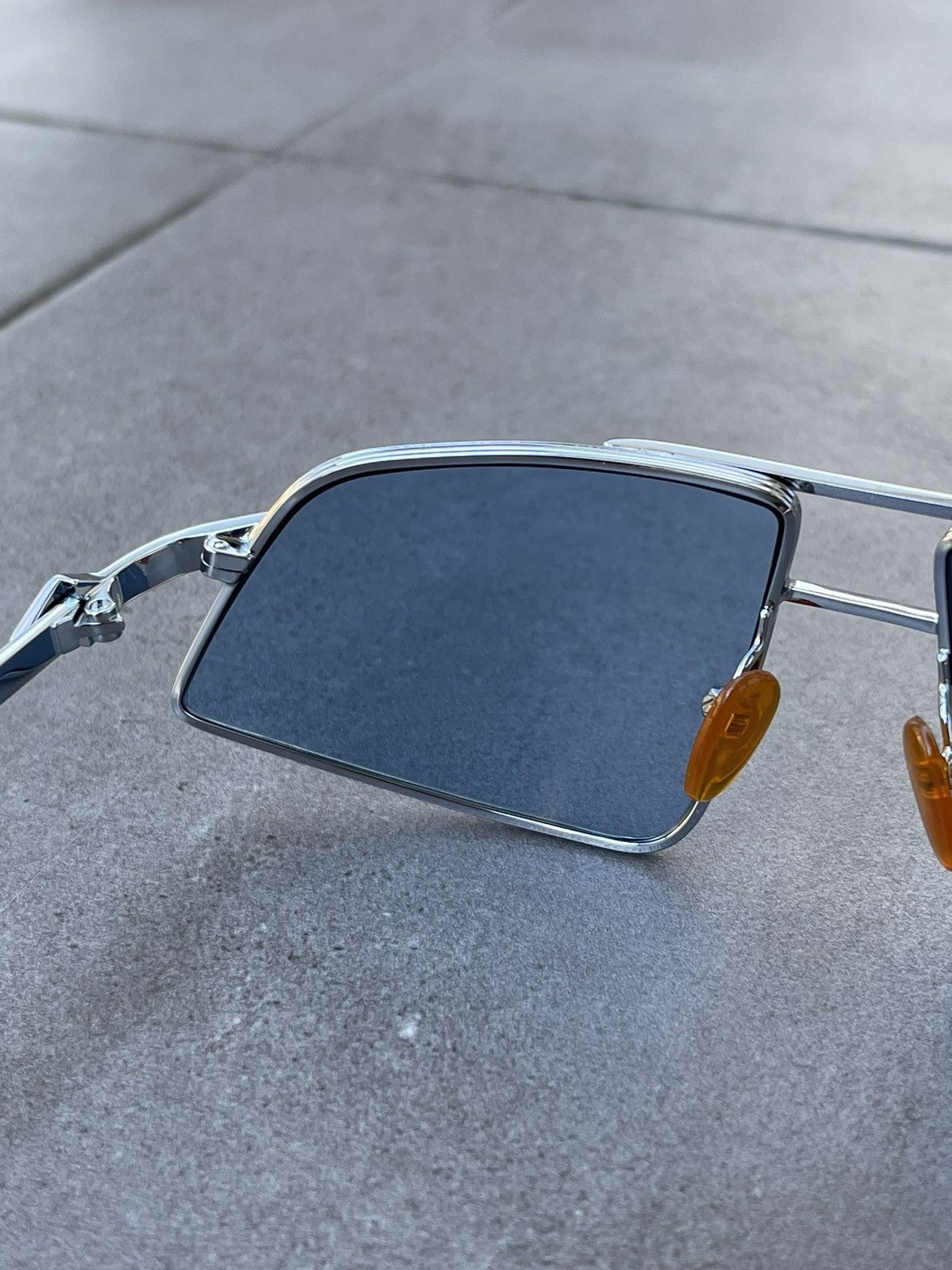 Han Kjobenhavn !DS! SS23 Han Kjobenhavn Demo High Silver Blue Sunglasses Size ONE SIZE - 18 Thumbnail